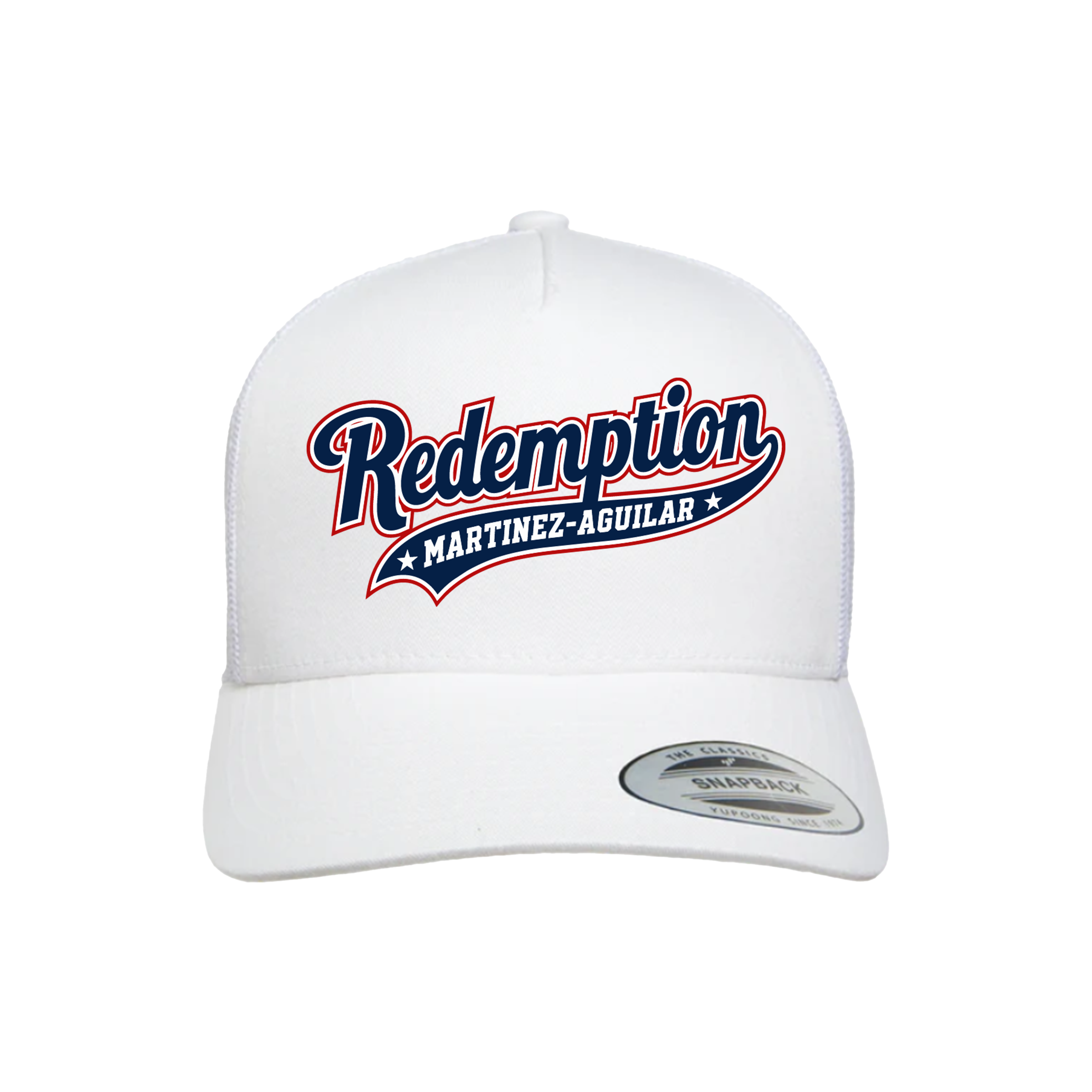 Redemption (Martinez-Aguilar) Fastpitch- Hat 1 (White)