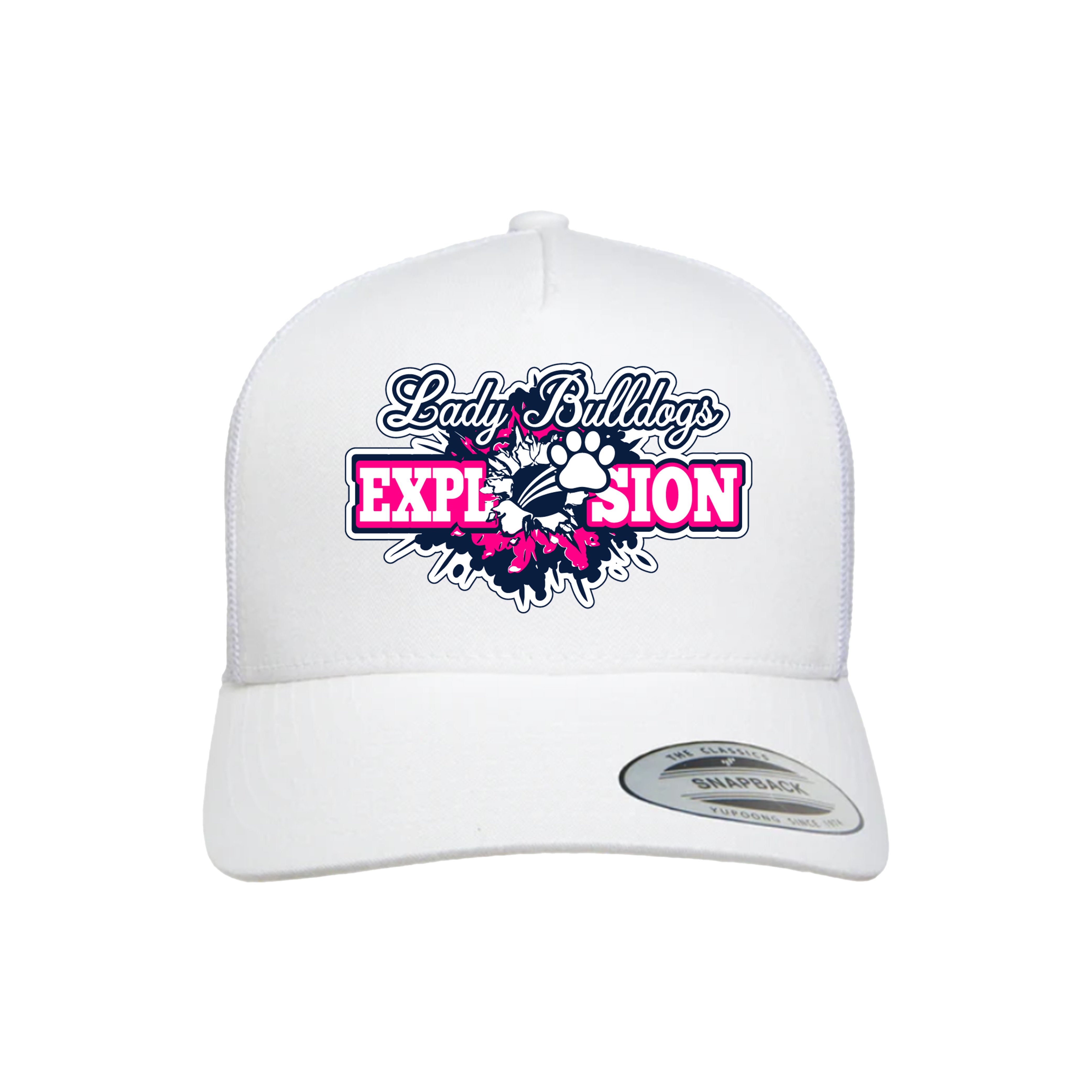 Lady Bulldogs Explosion Fastpitch (Lloyd)- Hat 1 (White)