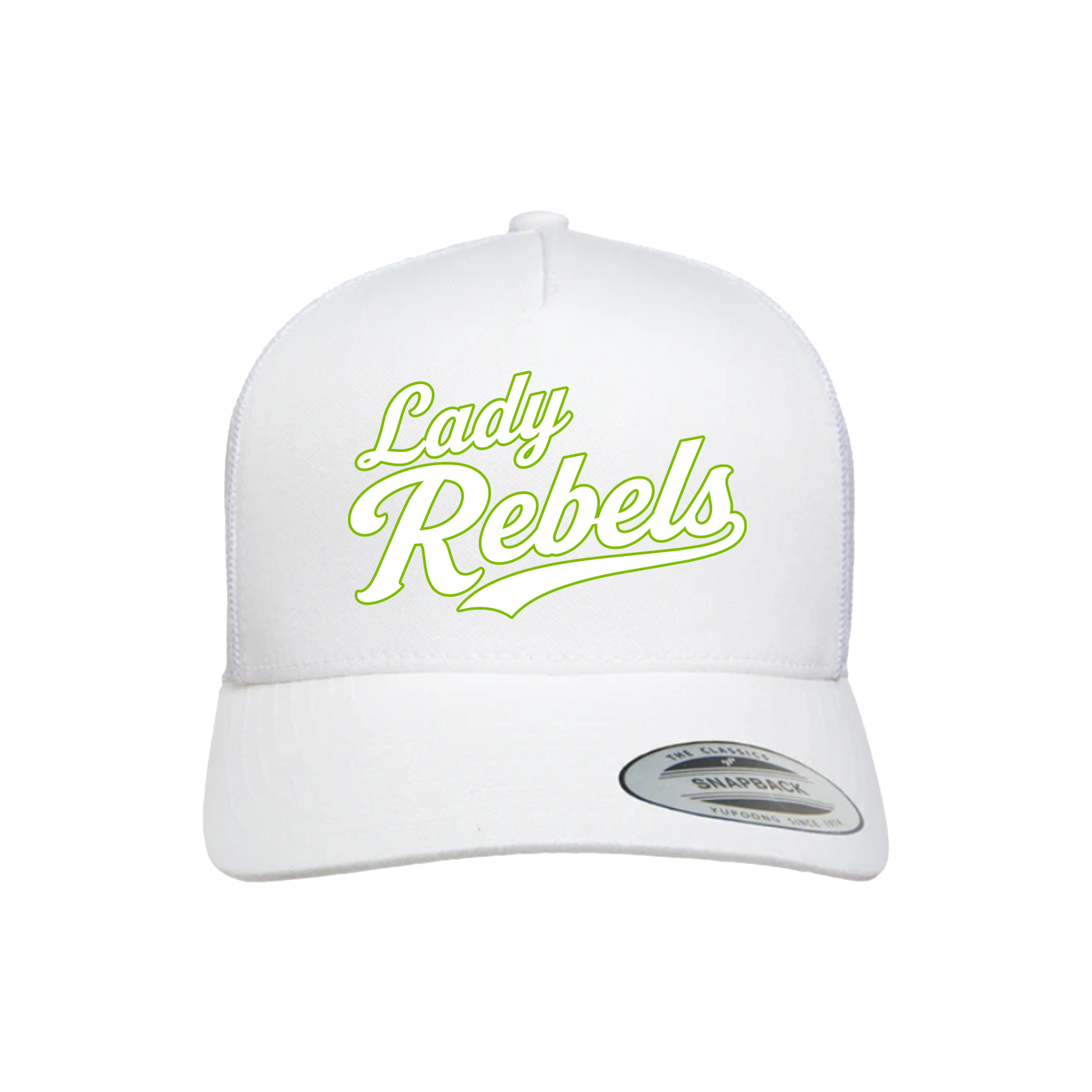Lady Rebels (Corpman) Fastpitch- Hat 1 (White)
