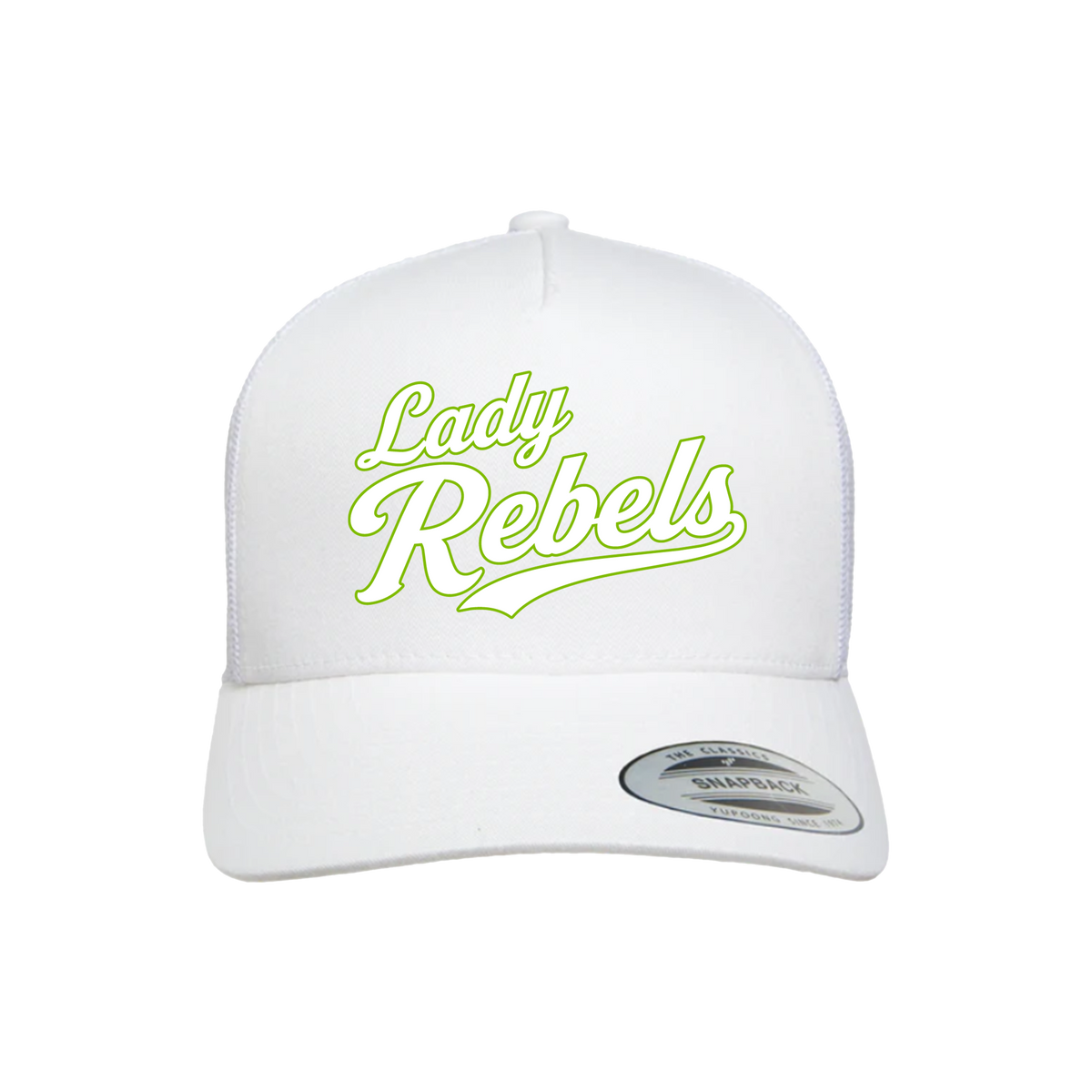 Lady Rebels (Corpman) Fastpitch- Hat 1 (White)