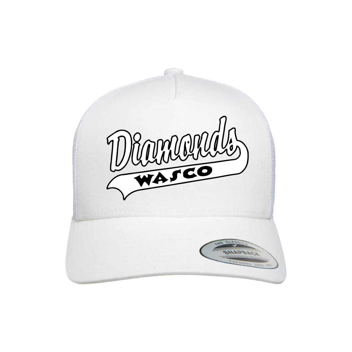 Wasco Diamonds Fastpitch (Morrow) 2026- Hat 1 (White)