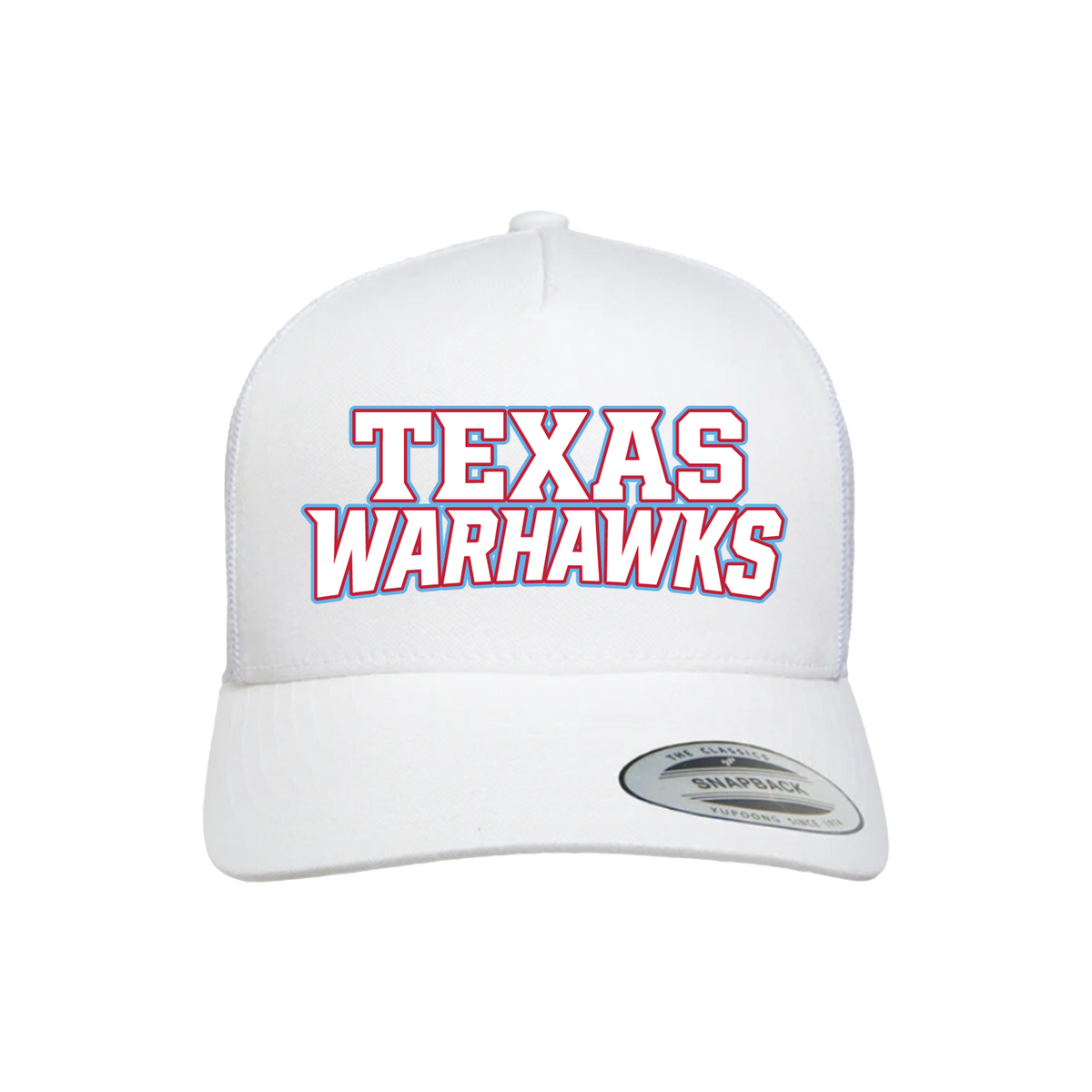 Texas Warhawks (Kent) Baseball- Hat 1 (White)