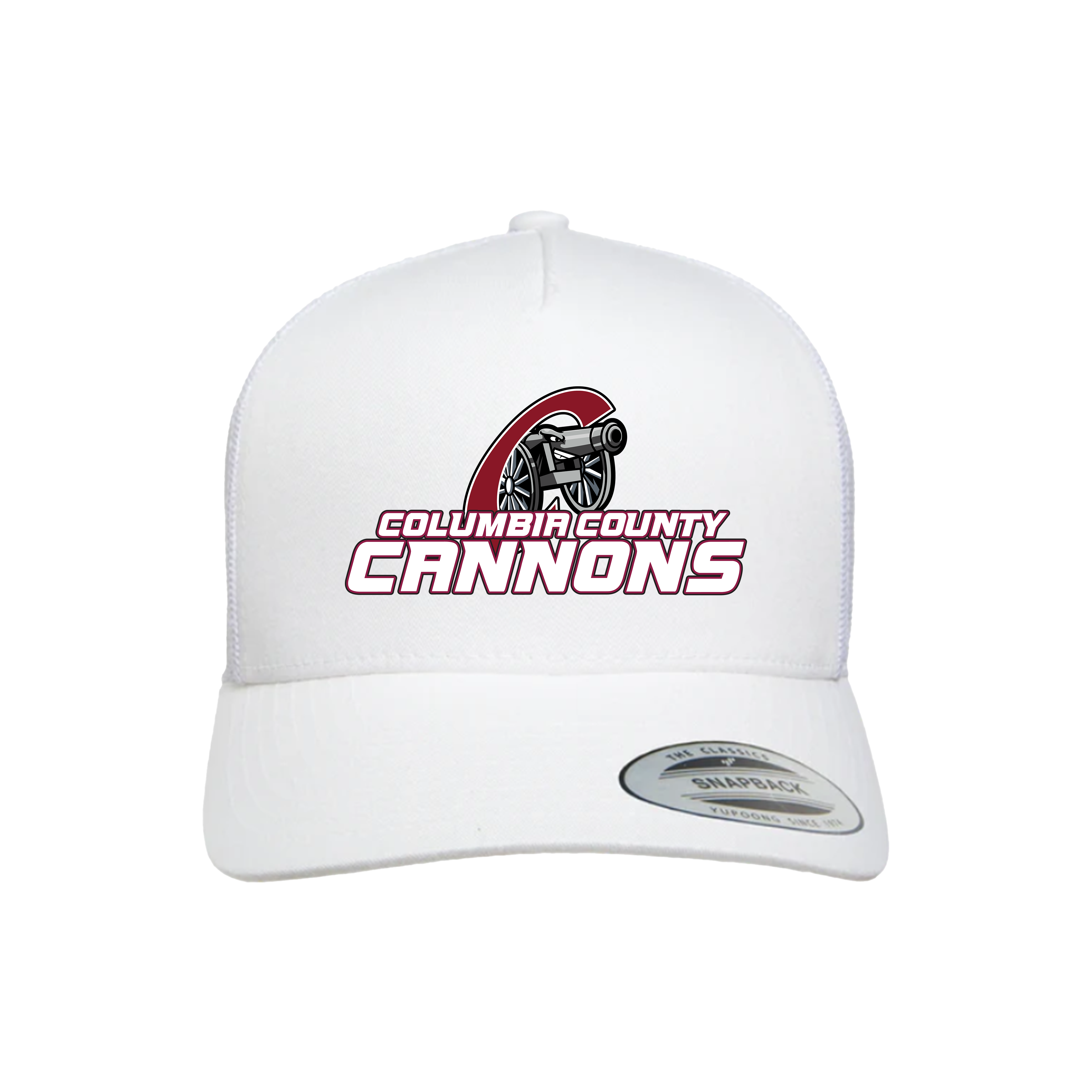 Columbia County Cannons Baseball (Bentley)- Hat 1 (White)