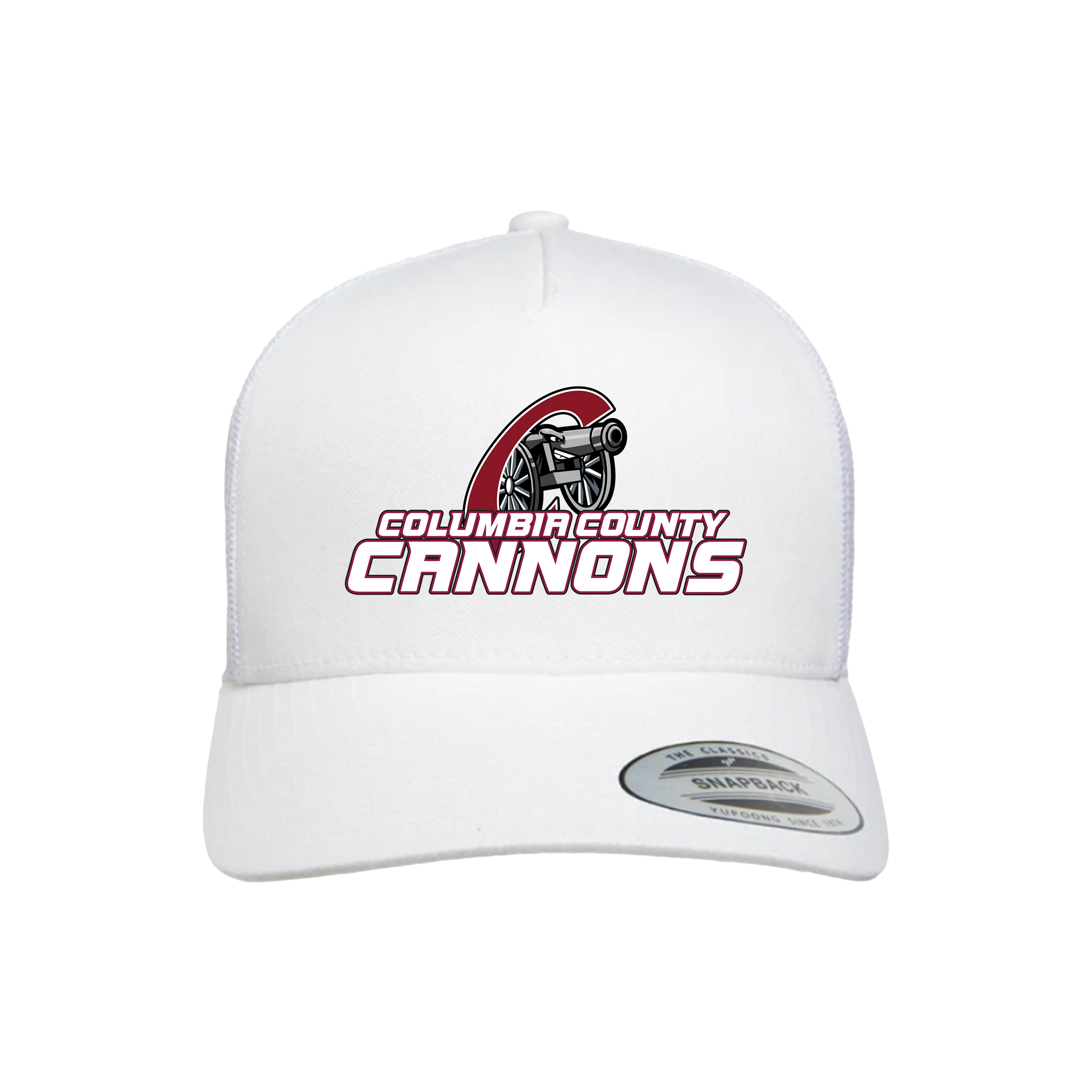 Columbia County Cannons Baseball (Bentley)- Hat 1 (White)