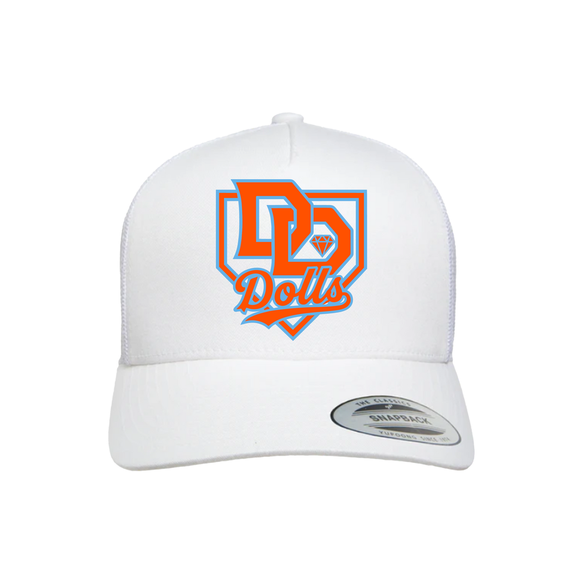 Diamond Dolls (Ozment) Fastpitch- Hat 1 (White)