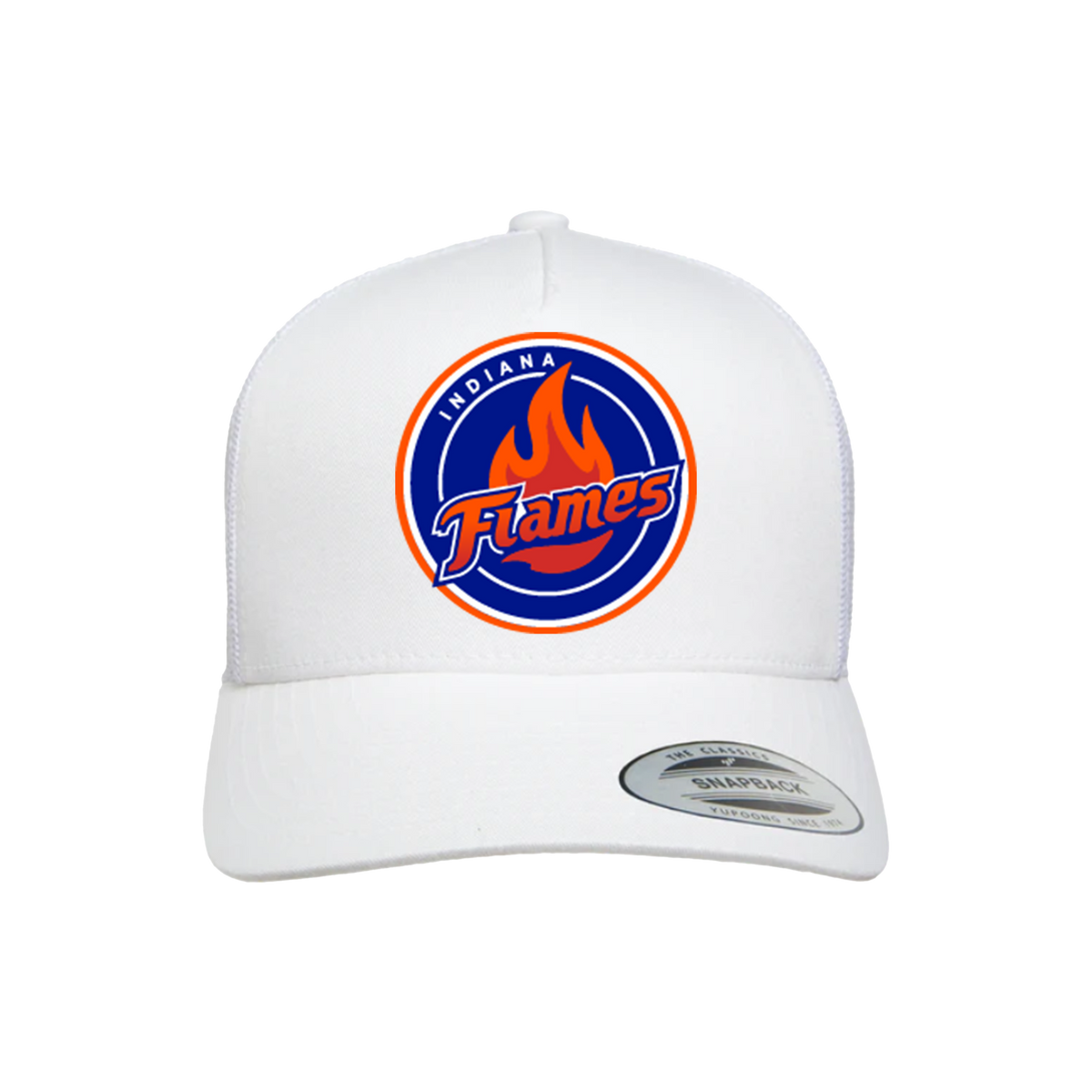 Indiana Flames (Brammer) Fastpitch- Hat 1 (White)