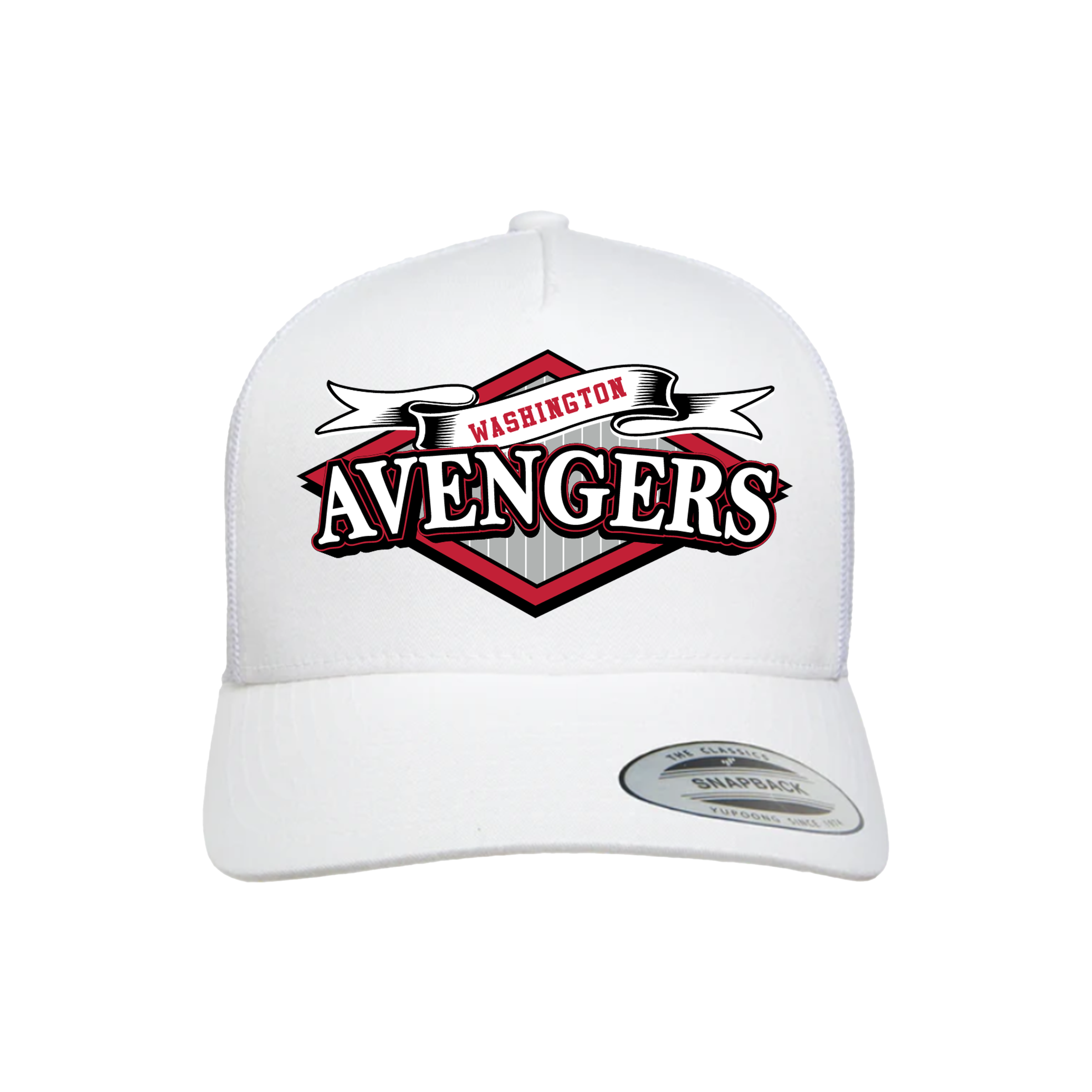 Washington Avengers (Bagley) Baseball- Hat 1 (White)