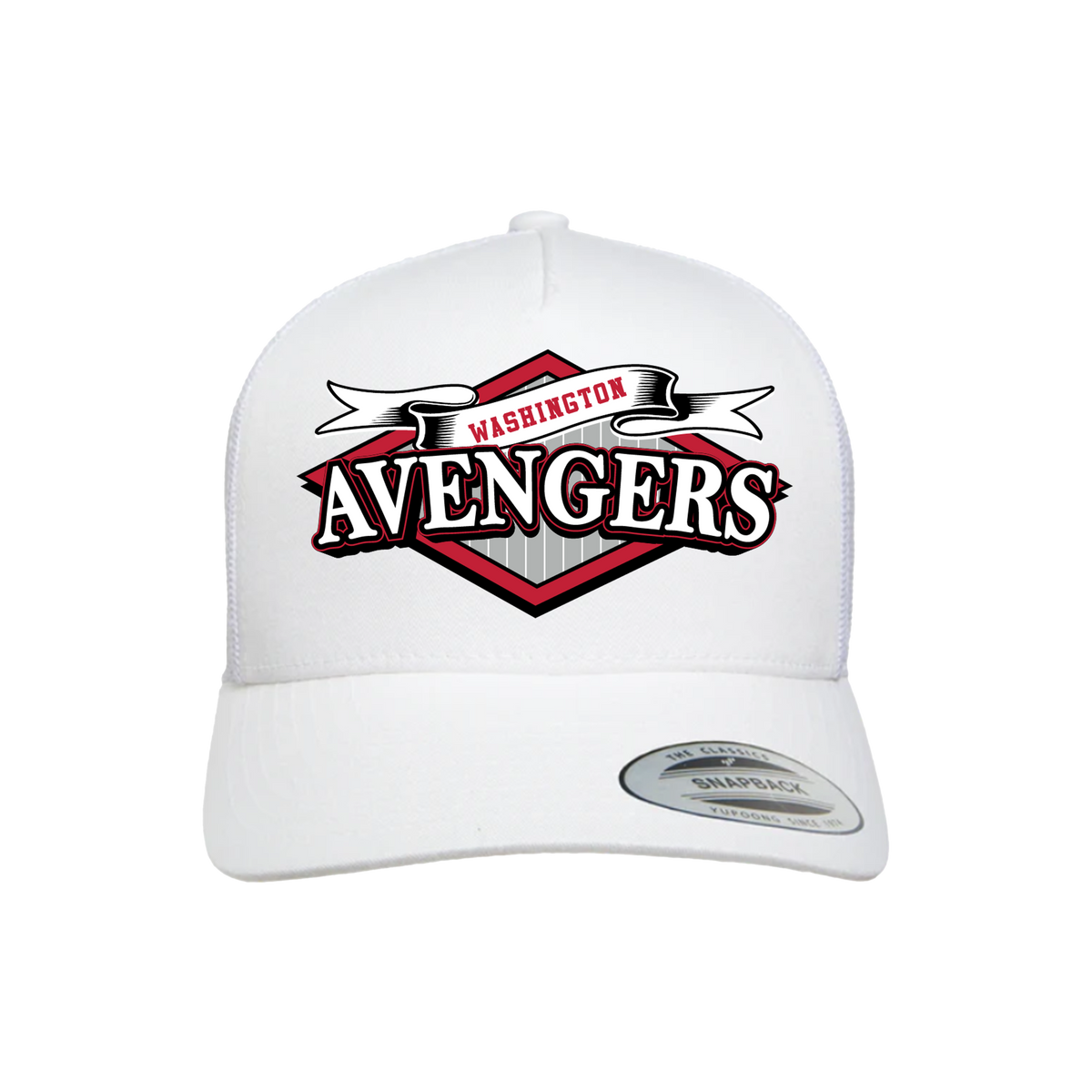 Washington Avengers (Bagley) Baseball- Hat 1 (White)