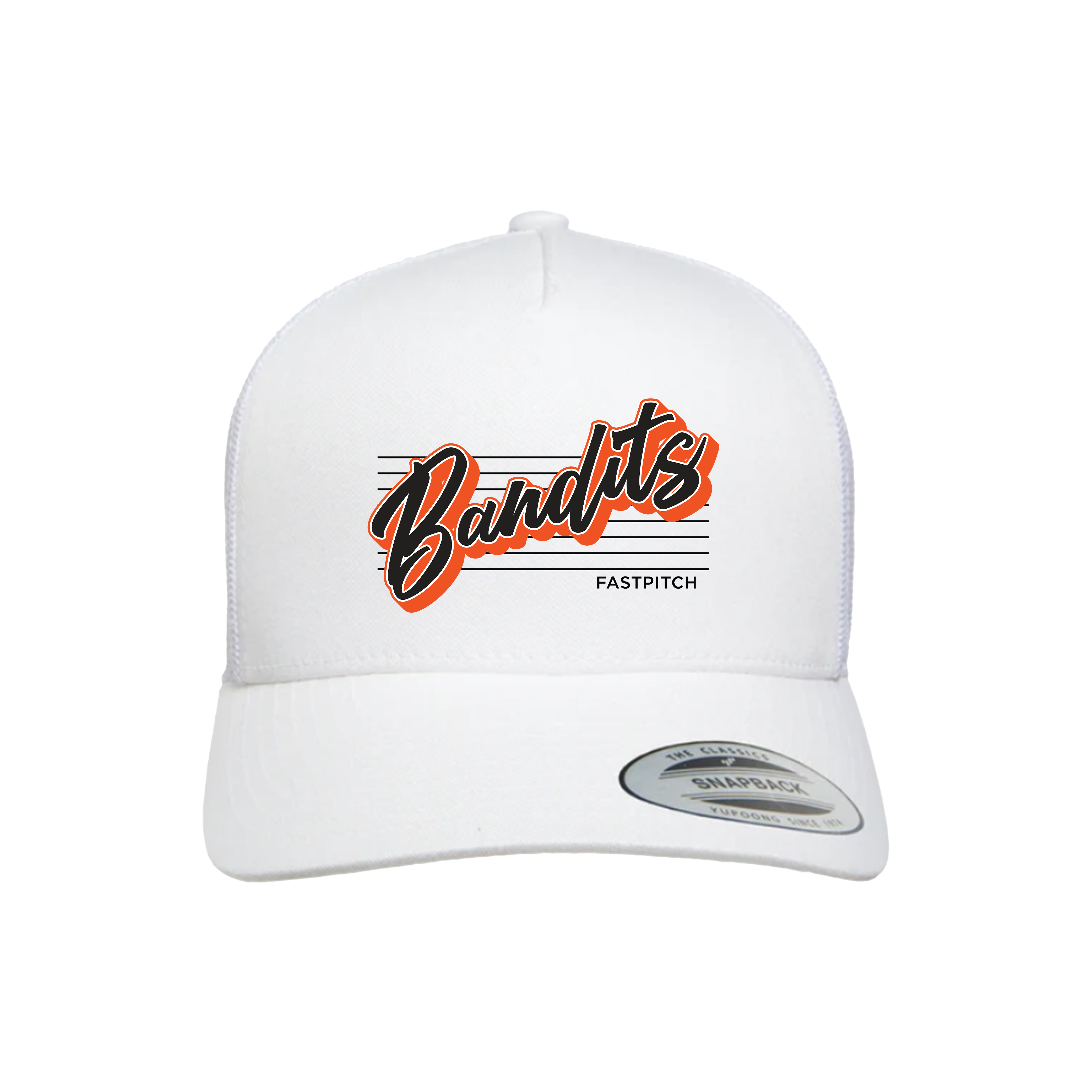 Bandits NC Fastpitch (Hatcher) 2026- Hat 1 (White)