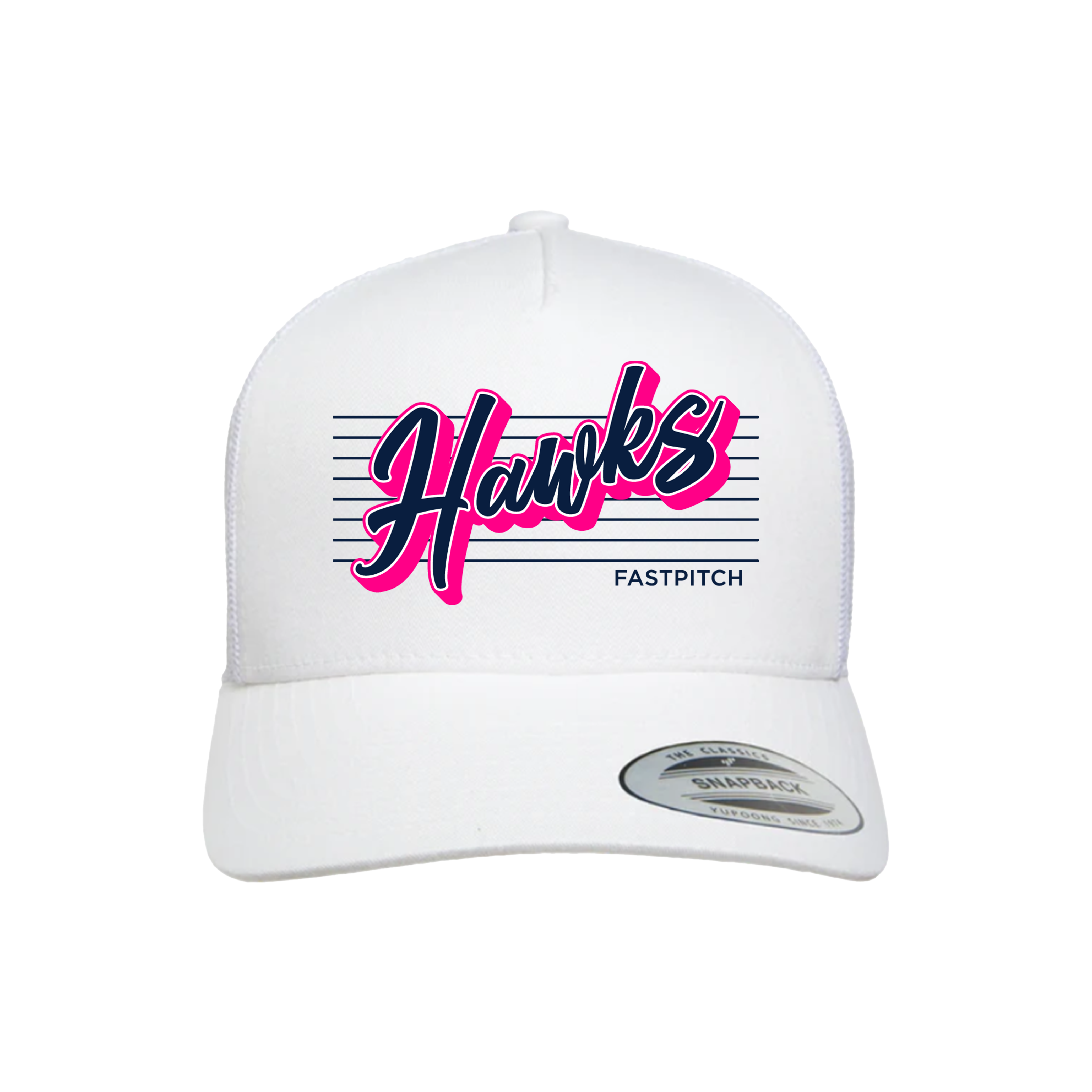 TN HAWKS (SENSING) Fastpitch- Hat 1 (White)