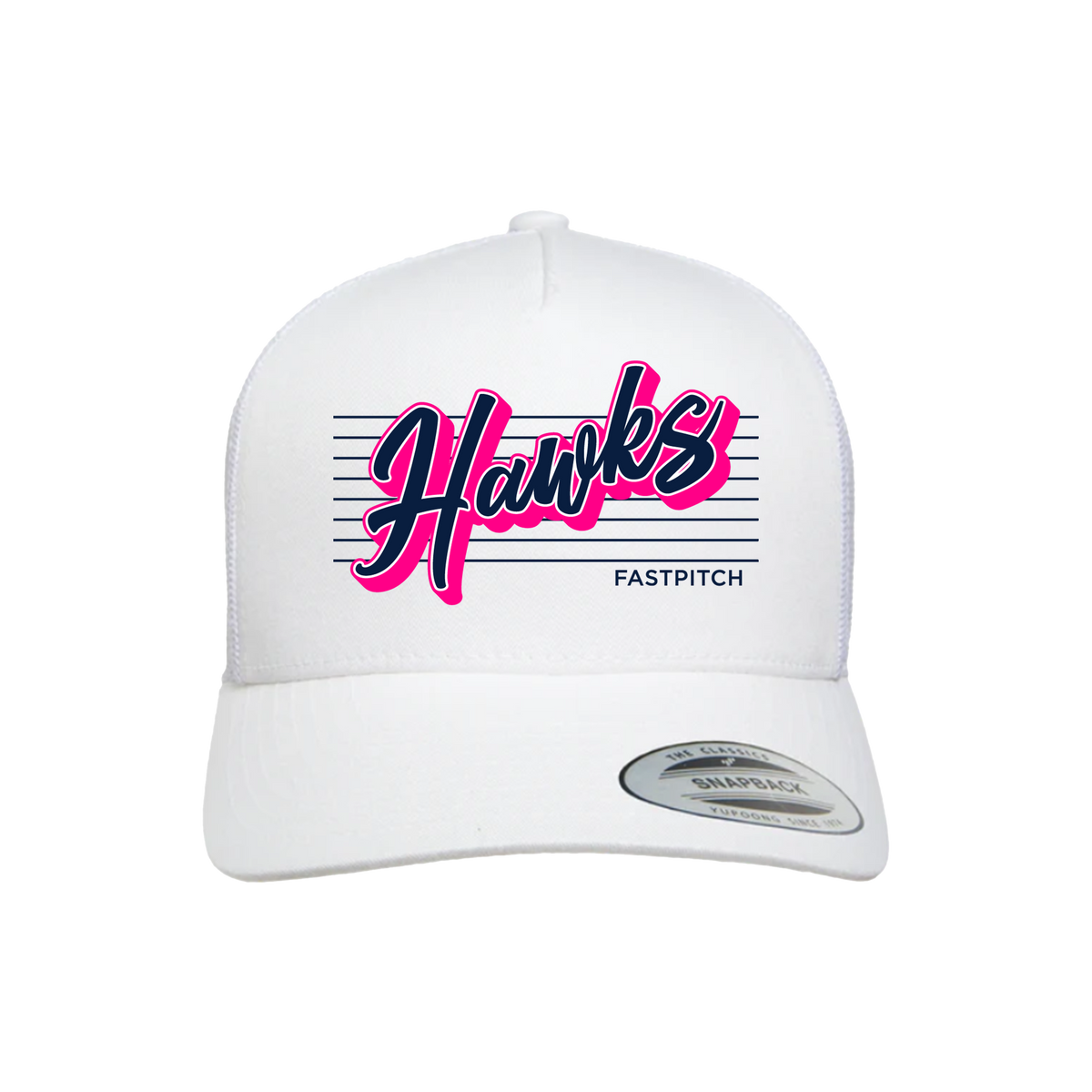 TN HAWKS (SENSING) Fastpitch- Hat 1 (White)
