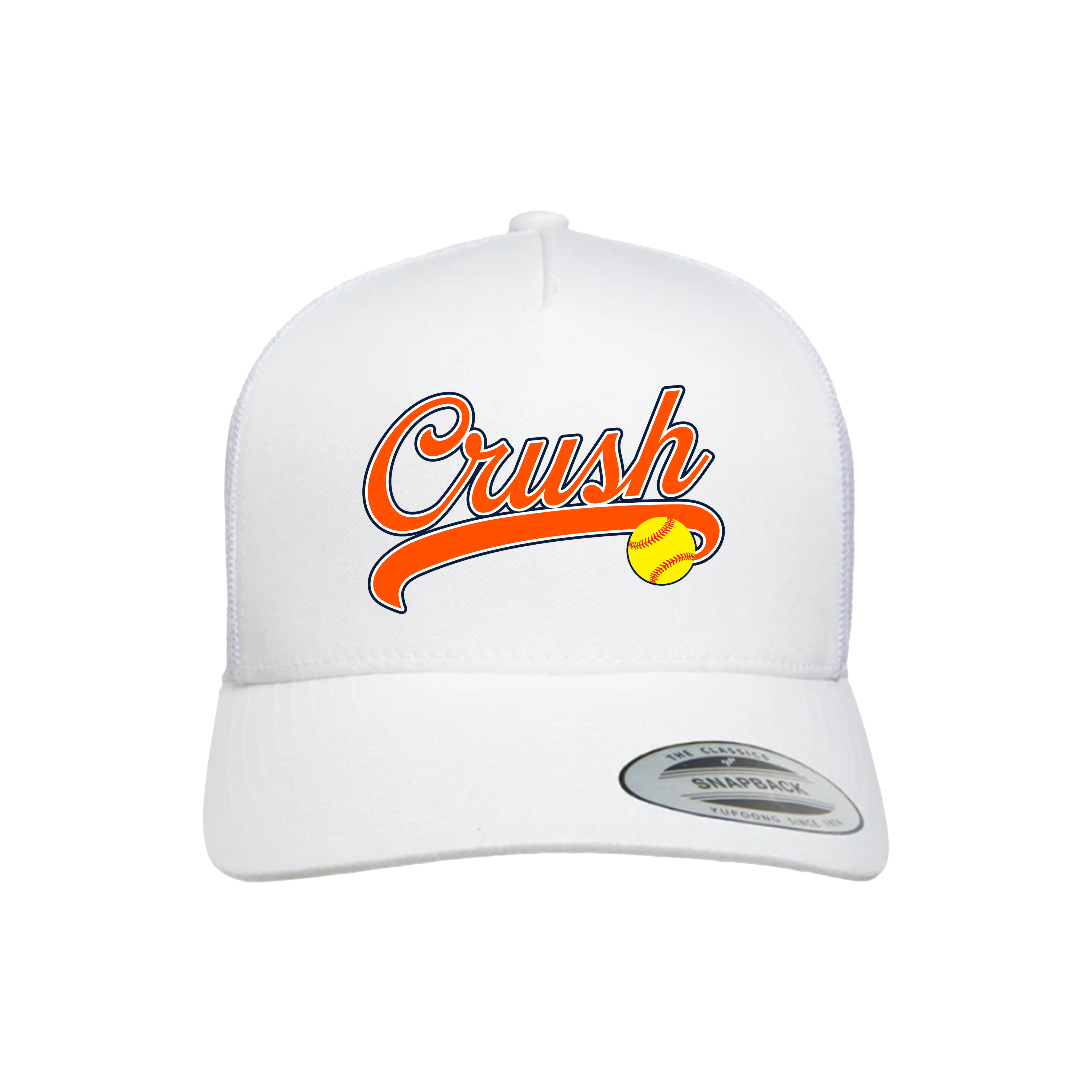Carterville Crush (Wheaton) Fastpitch- Hat 1 (White)