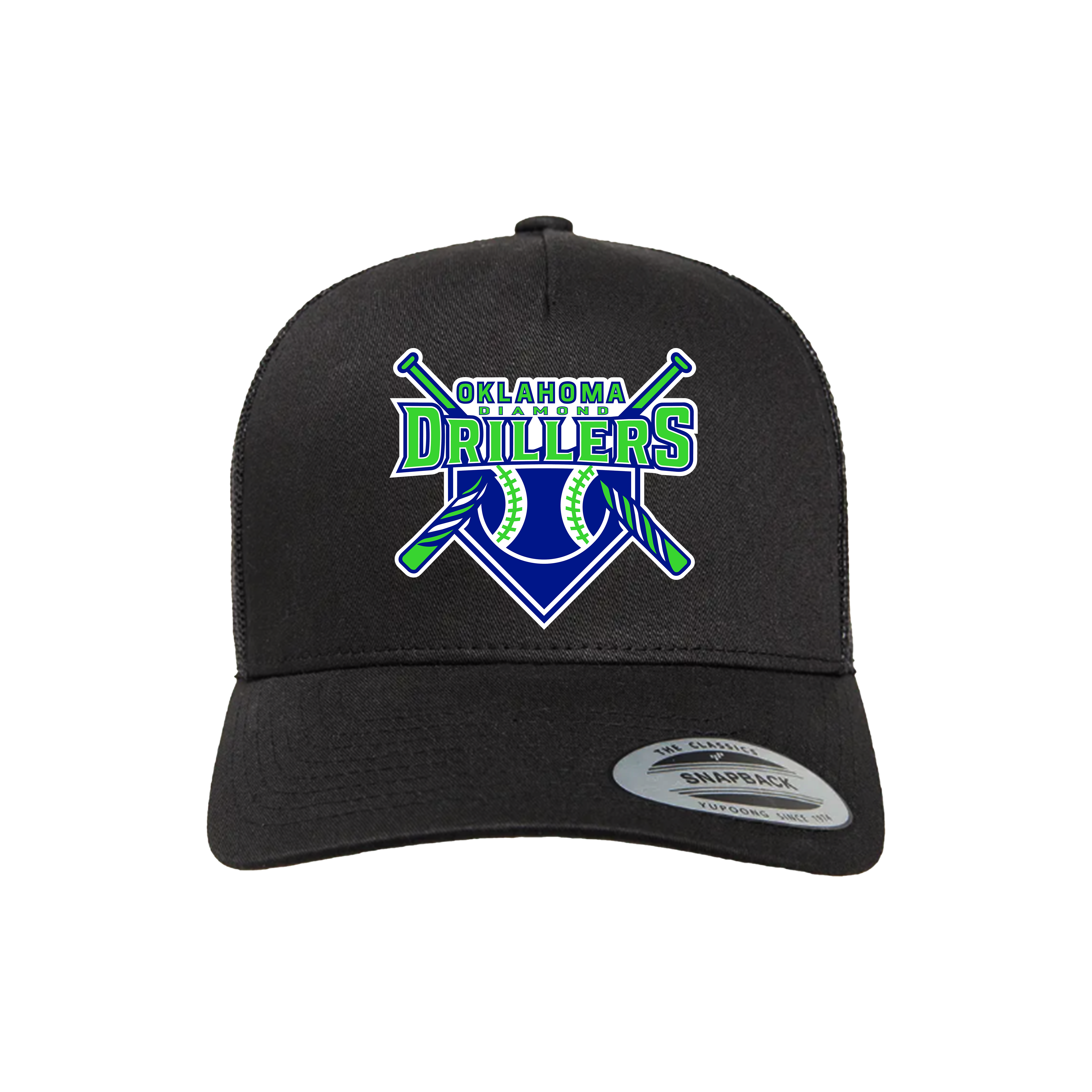 Oklahoma Diamond Drillers Baseball (Miller)- Hat 2 (Black)