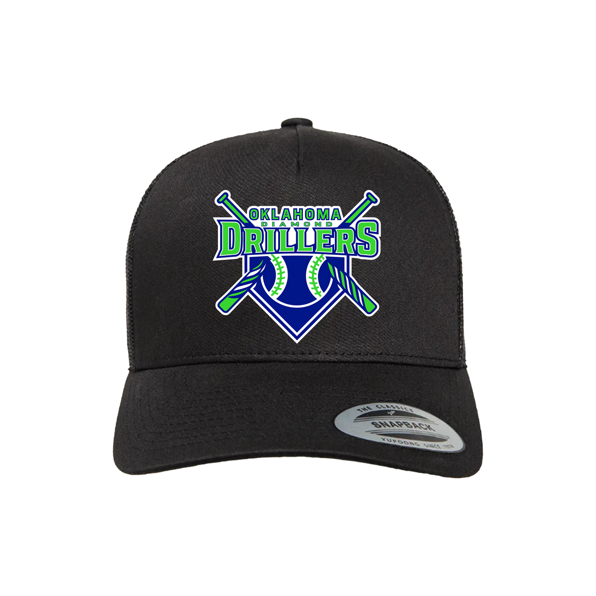 Oklahoma Diamond Drillers Baseball (Miller)- Hat 2 (Black)