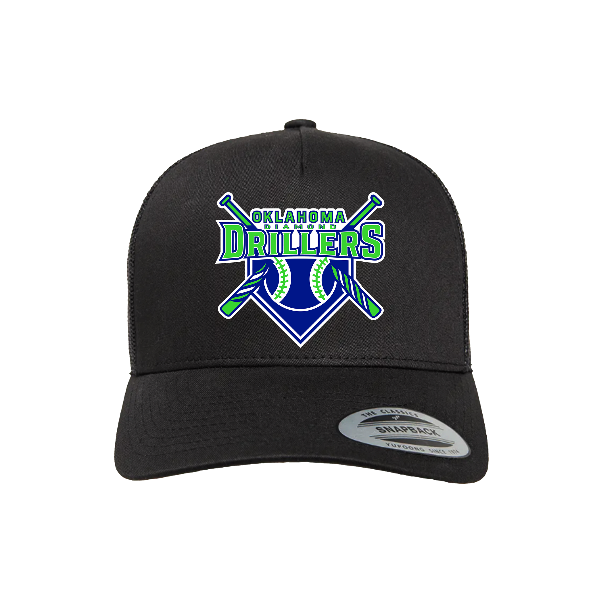 Oklahoma Diamond Drillers Baseball (Miller)- Hat 2 (Black)