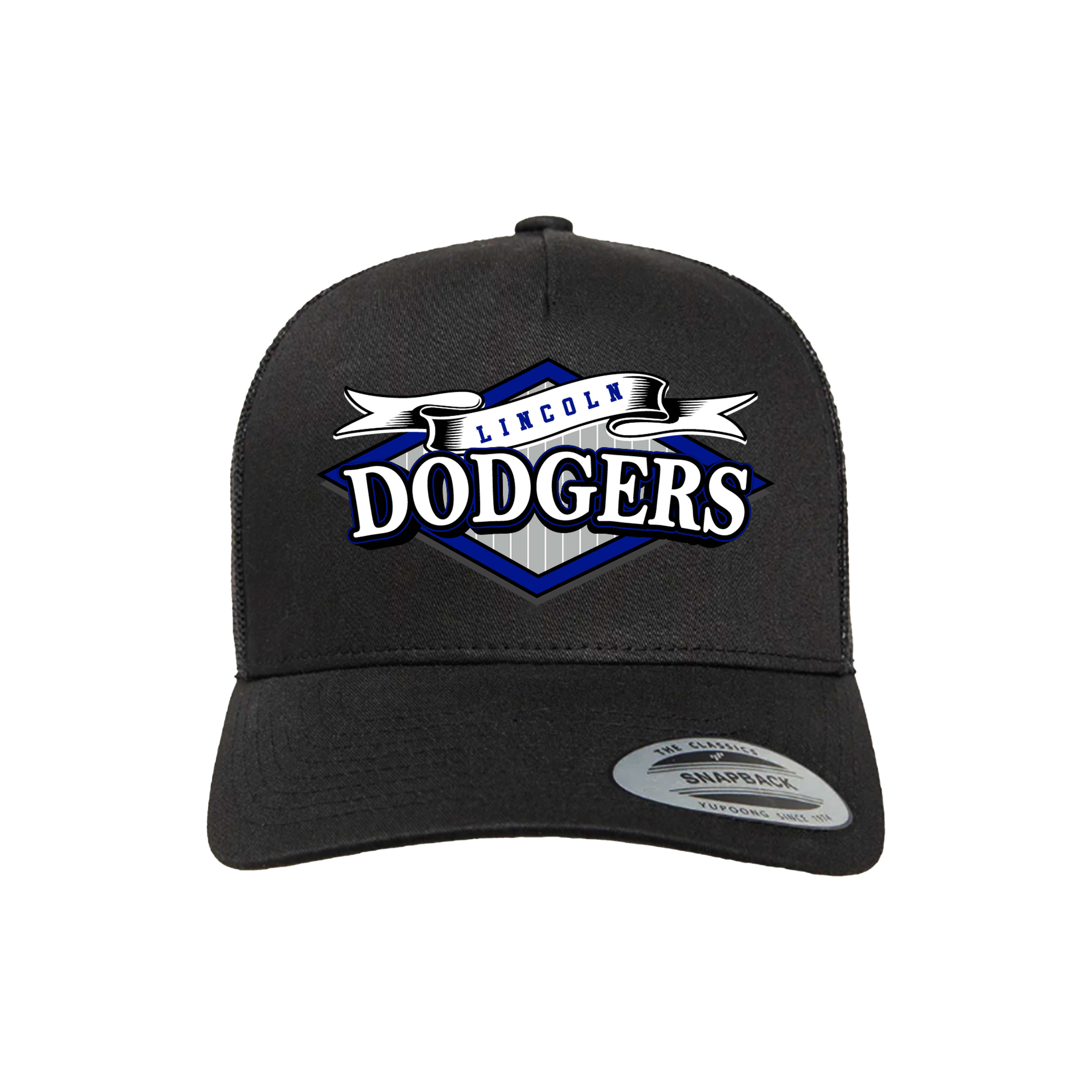 Lincoln Dodgers Baseball (Bade) 2026- Hat 2 (Black)