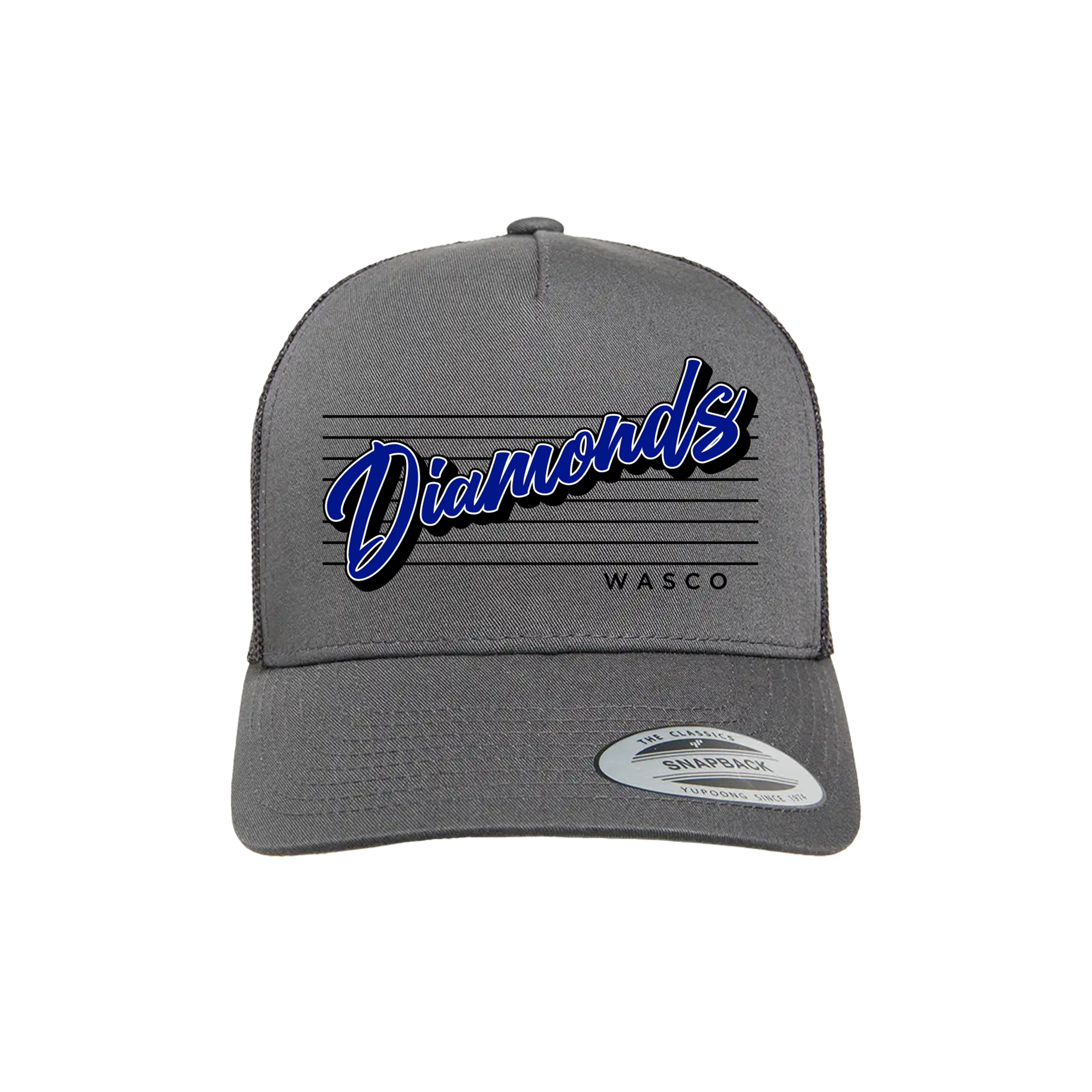 Wasco Diamonds Fastpitch (Morrow) 2026- Hat 2 (Charcoal)