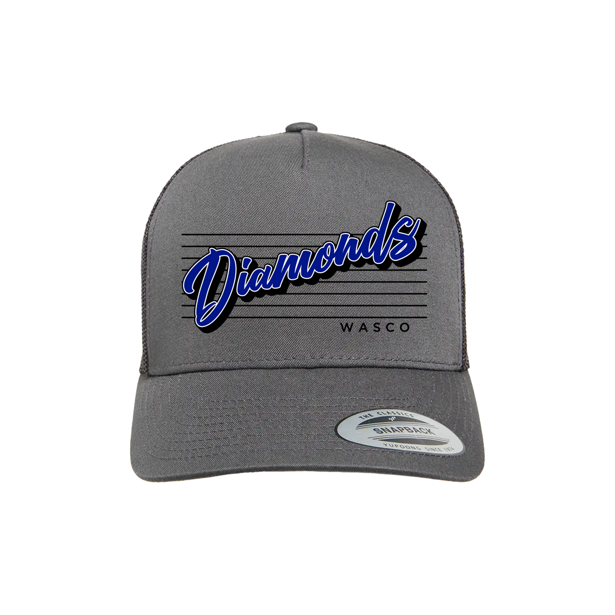 Wasco Diamonds Fastpitch (Morrow) 2026- Hat 2 (Charcoal)