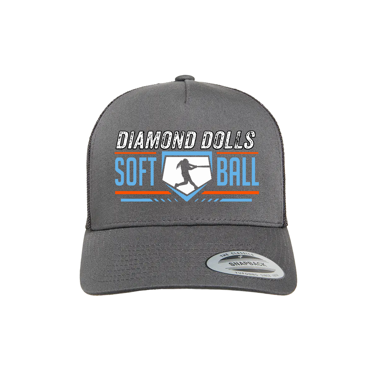 Diamond Dolls (Ozment) Fastpitch- Hat 3 (Charcoal)