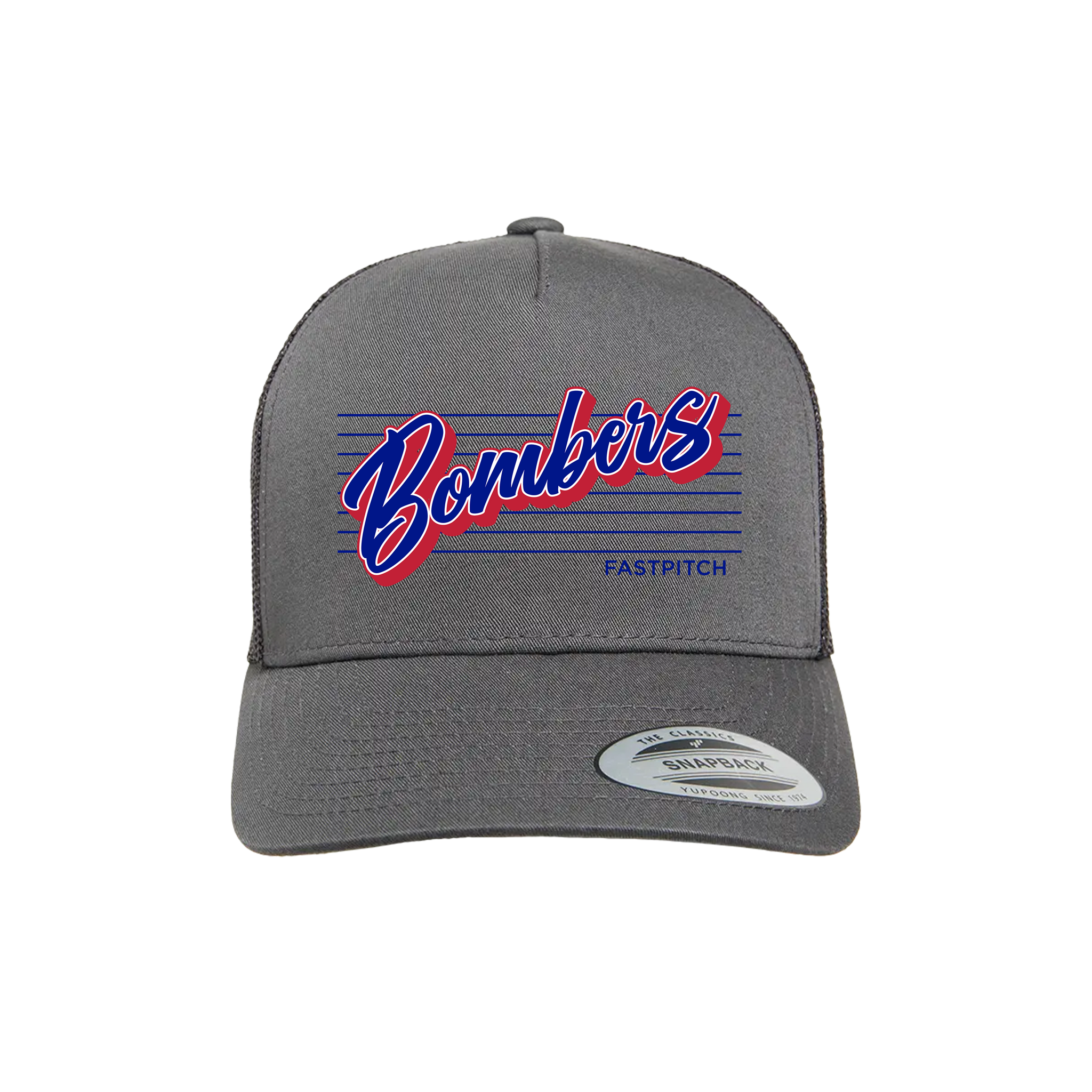 Z20 Bombers Fastpitch (Caby) 2026- Hat 3 (Charcoal)