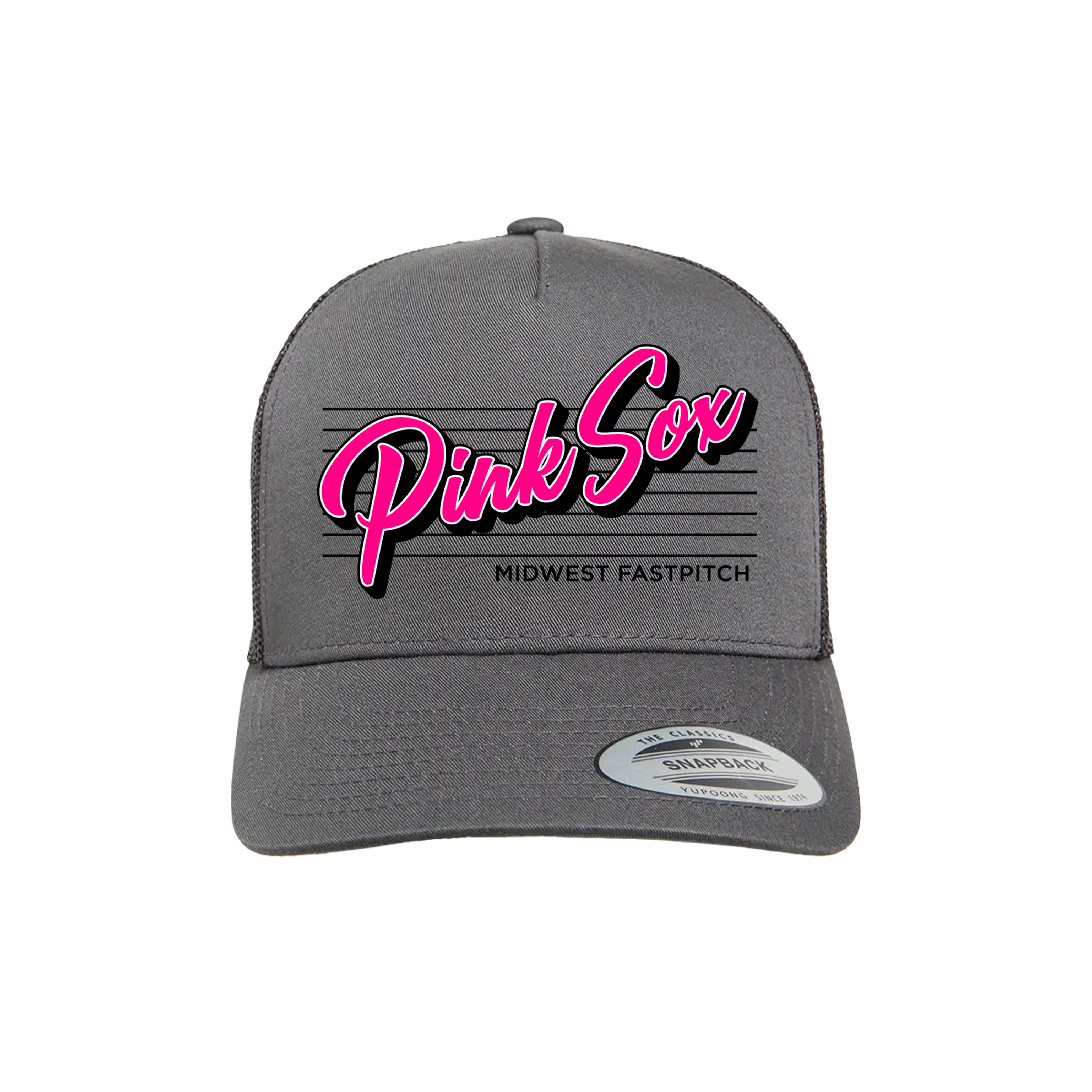 Midwest Pink Sox Fastpitch (Cameron) 2026- Hat 3 (Charcoal)