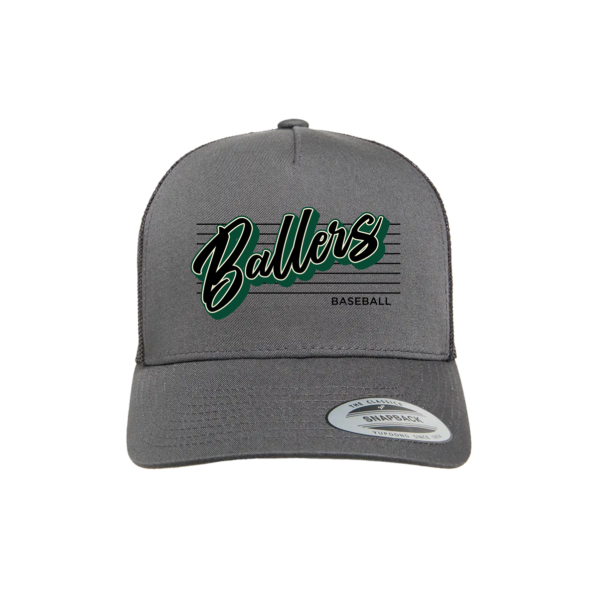 Ballers Baseball (Wyble)- Hat 3 (Charcoal)