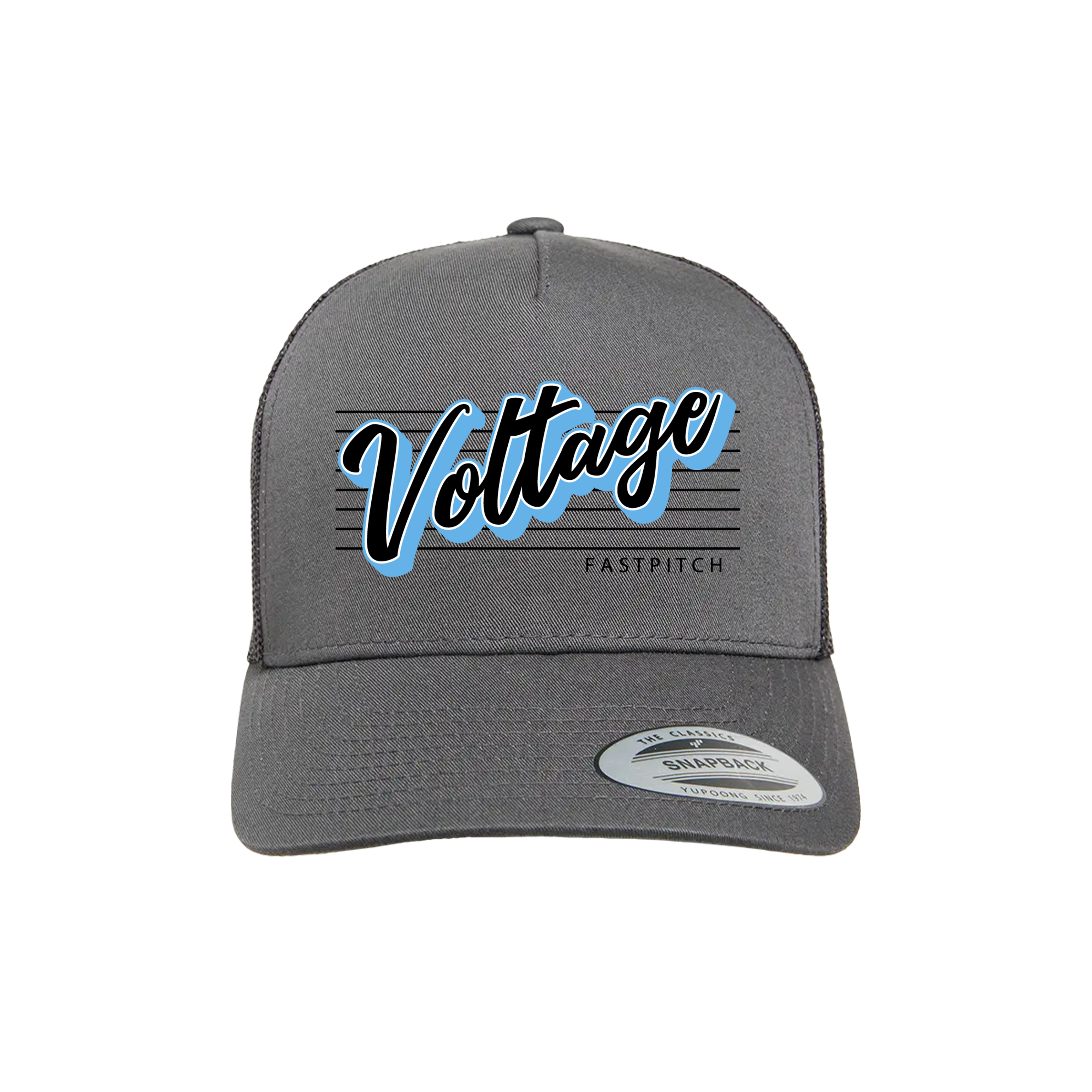 Voltage Fastpitch (Kelley) 2026- Hat 3 (Charcoal)