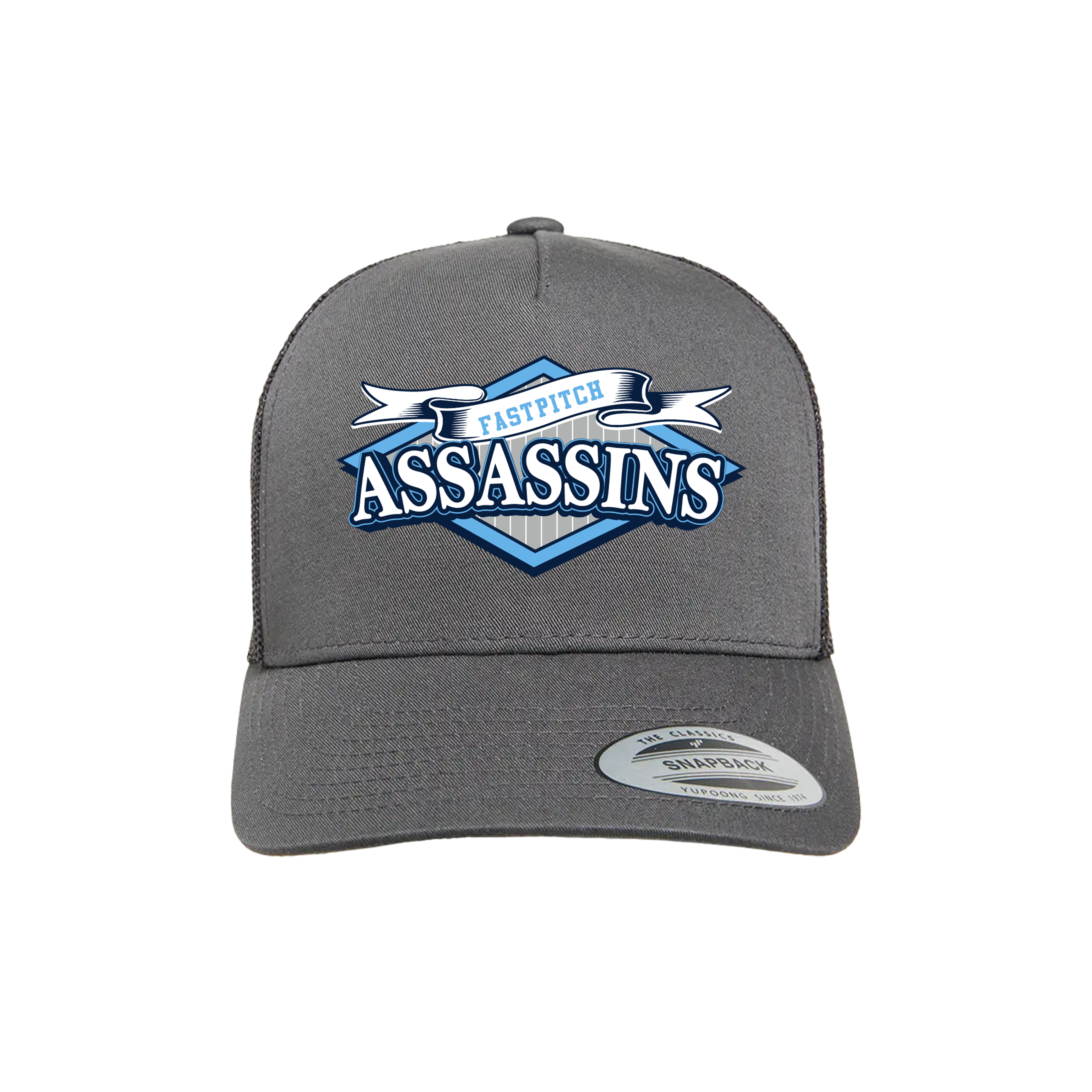 Assassins (Keller) Fastpitch- Hat 3 (Charcoal)