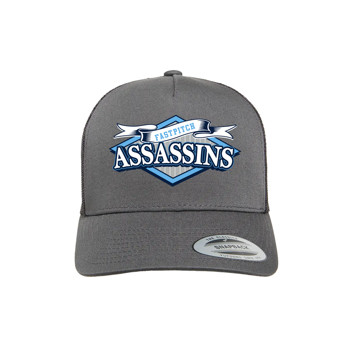 Assassins (Keller) Fastpitch- Hat 3 (Charcoal)