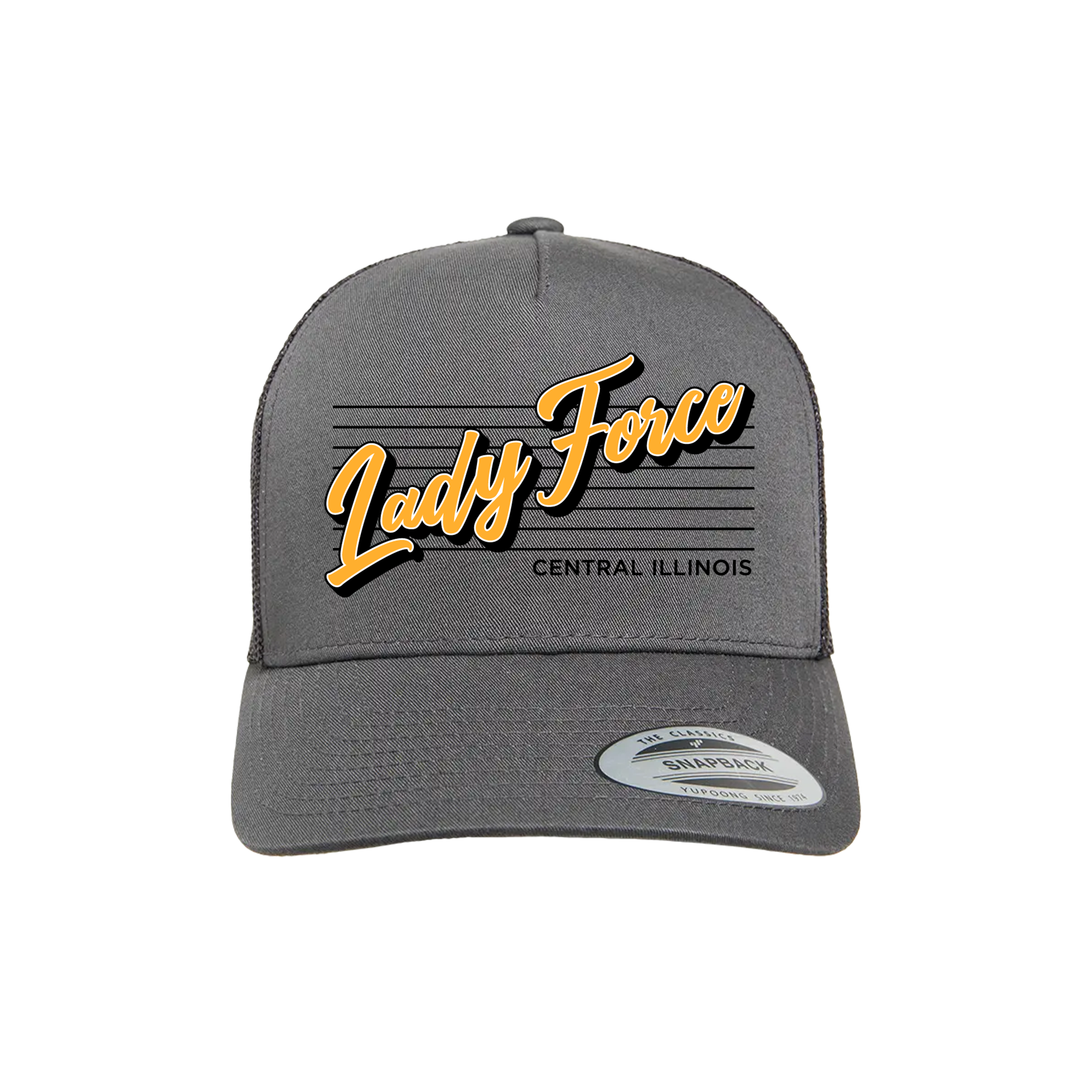 Central IL Lady Force- Hat 3 (Charcoal)