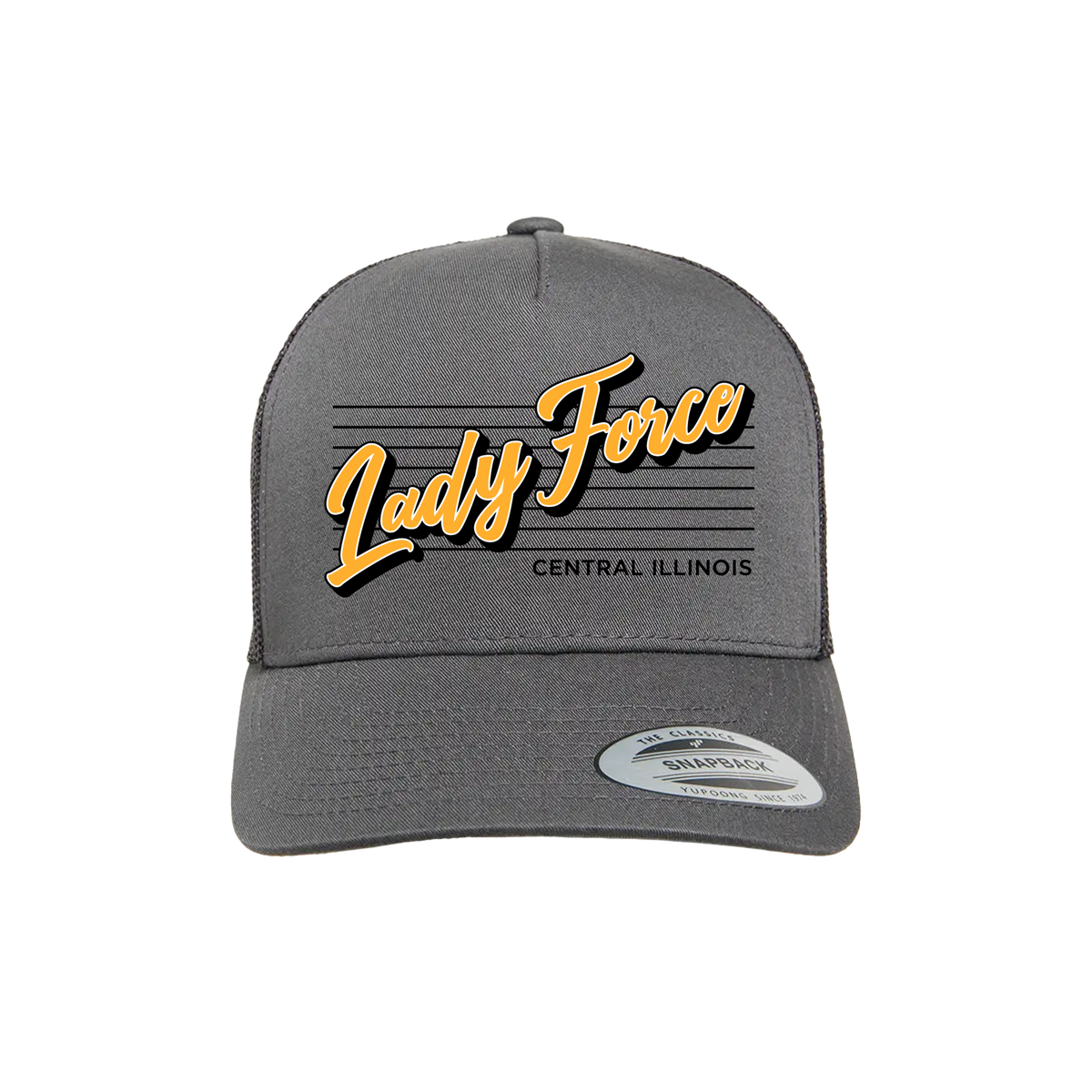 Central IL Lady Force- Hat 3 (Charcoal)