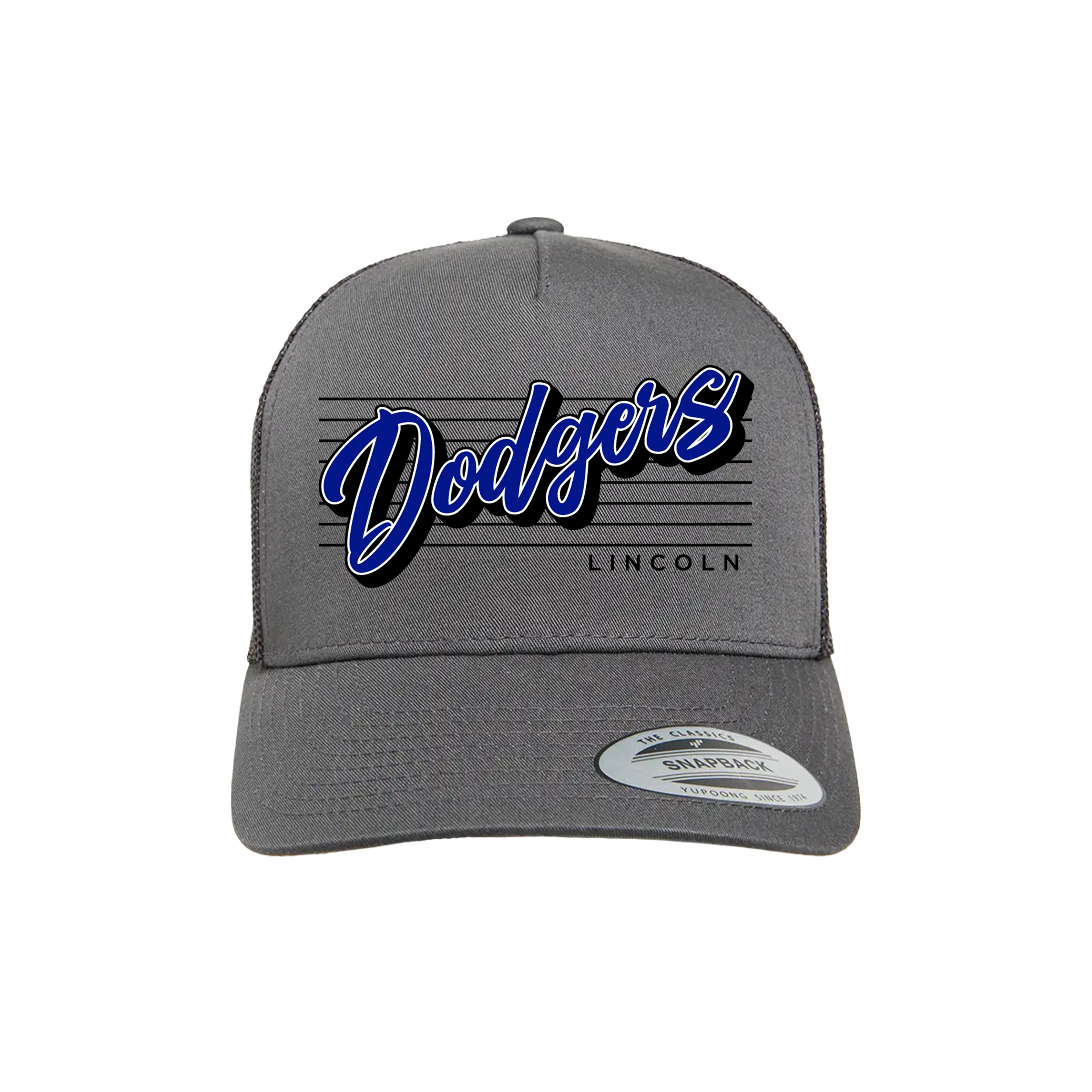 Lincoln Dodgers Baseball (Bade) 2026- Hat 3 (Charcoal)