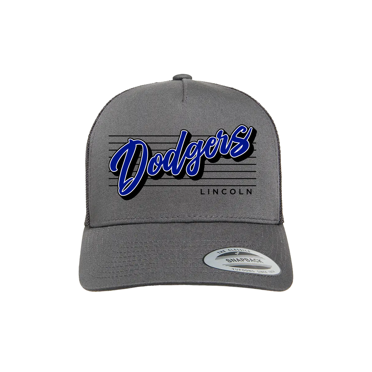 Lincoln Dodgers Baseball (Bade) 2026- Hat 3 (Charcoal)