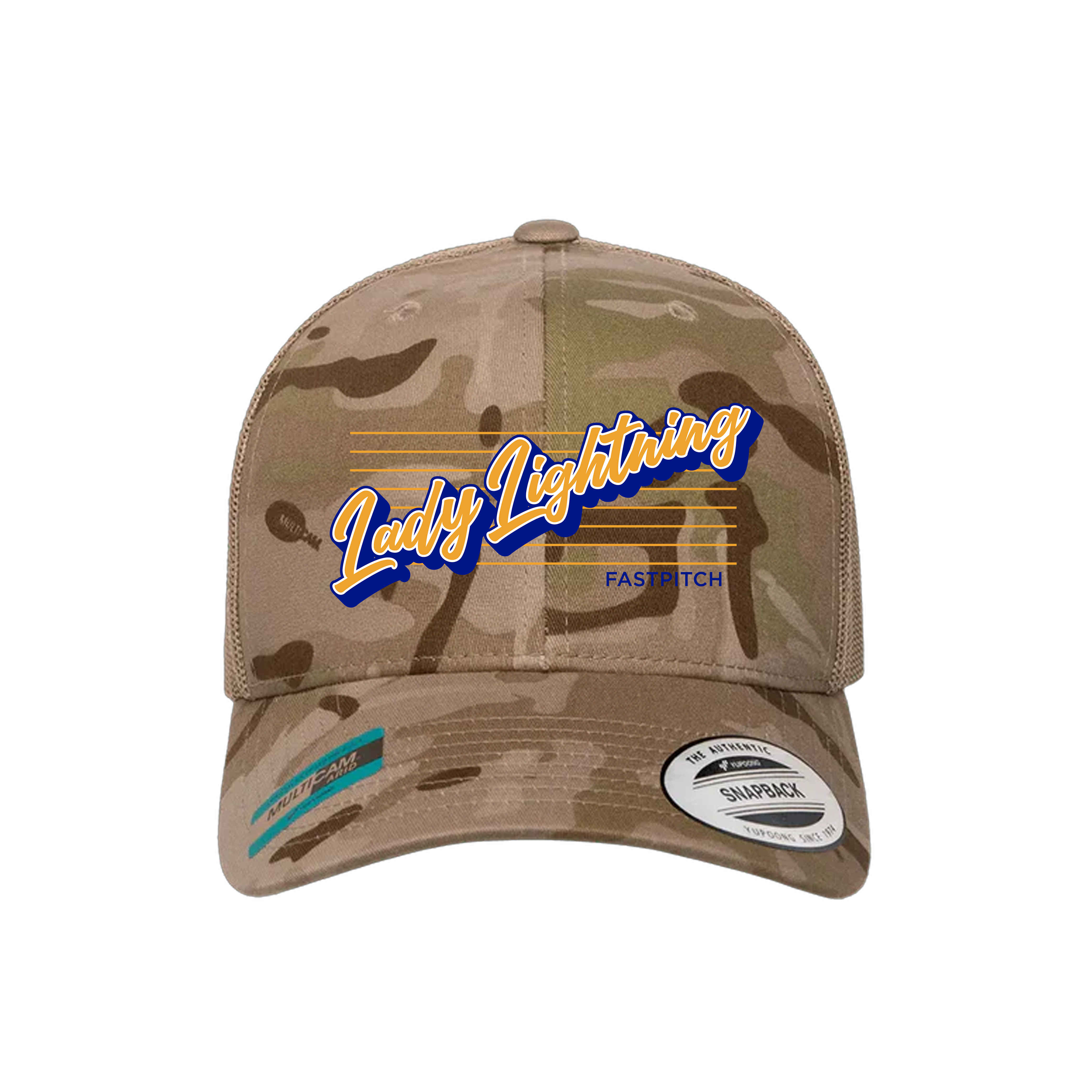 Lady Lightning Fastpitch (Vernon)- Hat 3 (MultiCam)