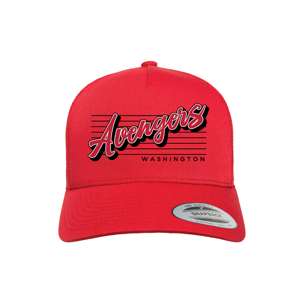 Washington Avengers (Bagley) Baseball- Hat 3 (Red)