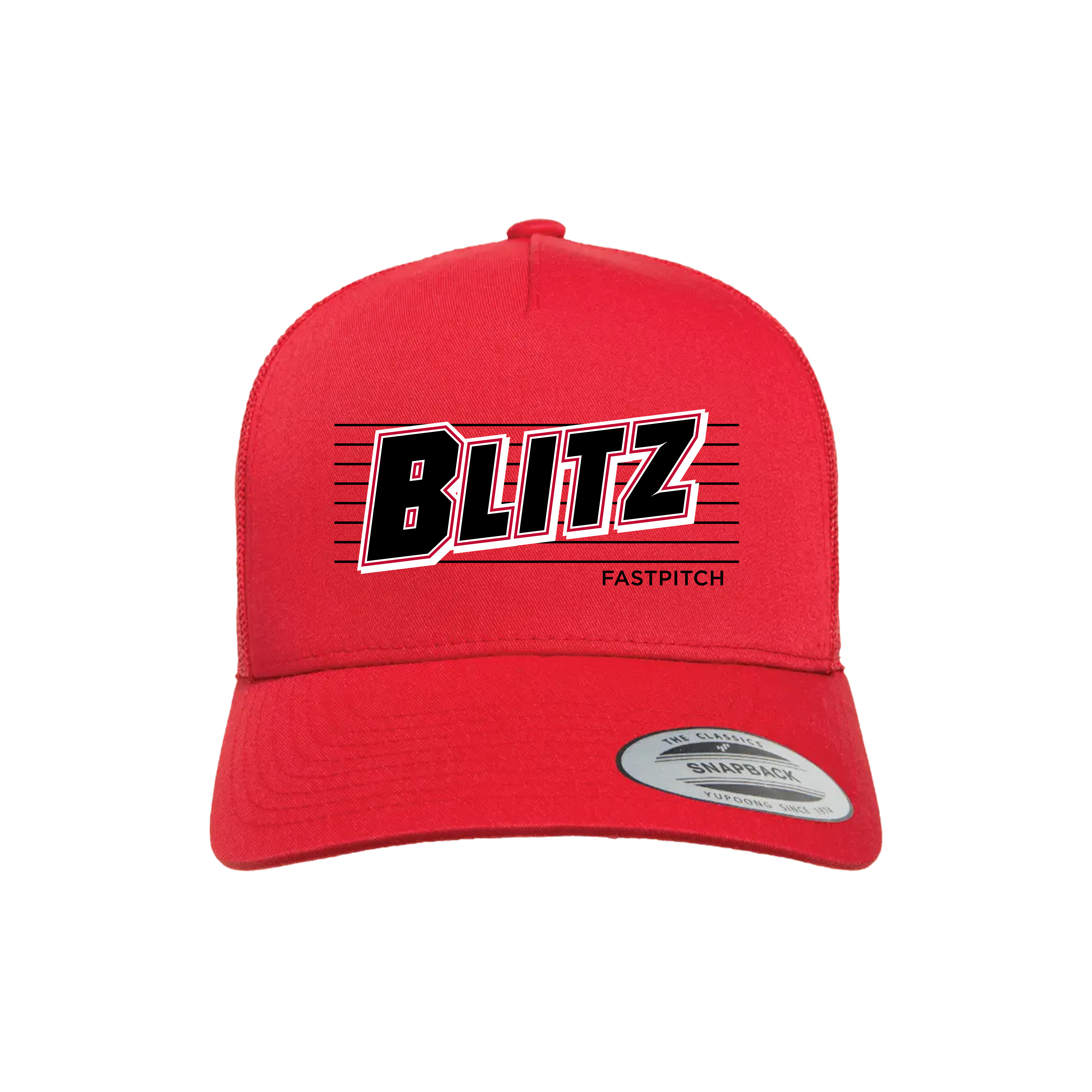 Blitz (Harding) Fastpitch- Hat 3 (Red)