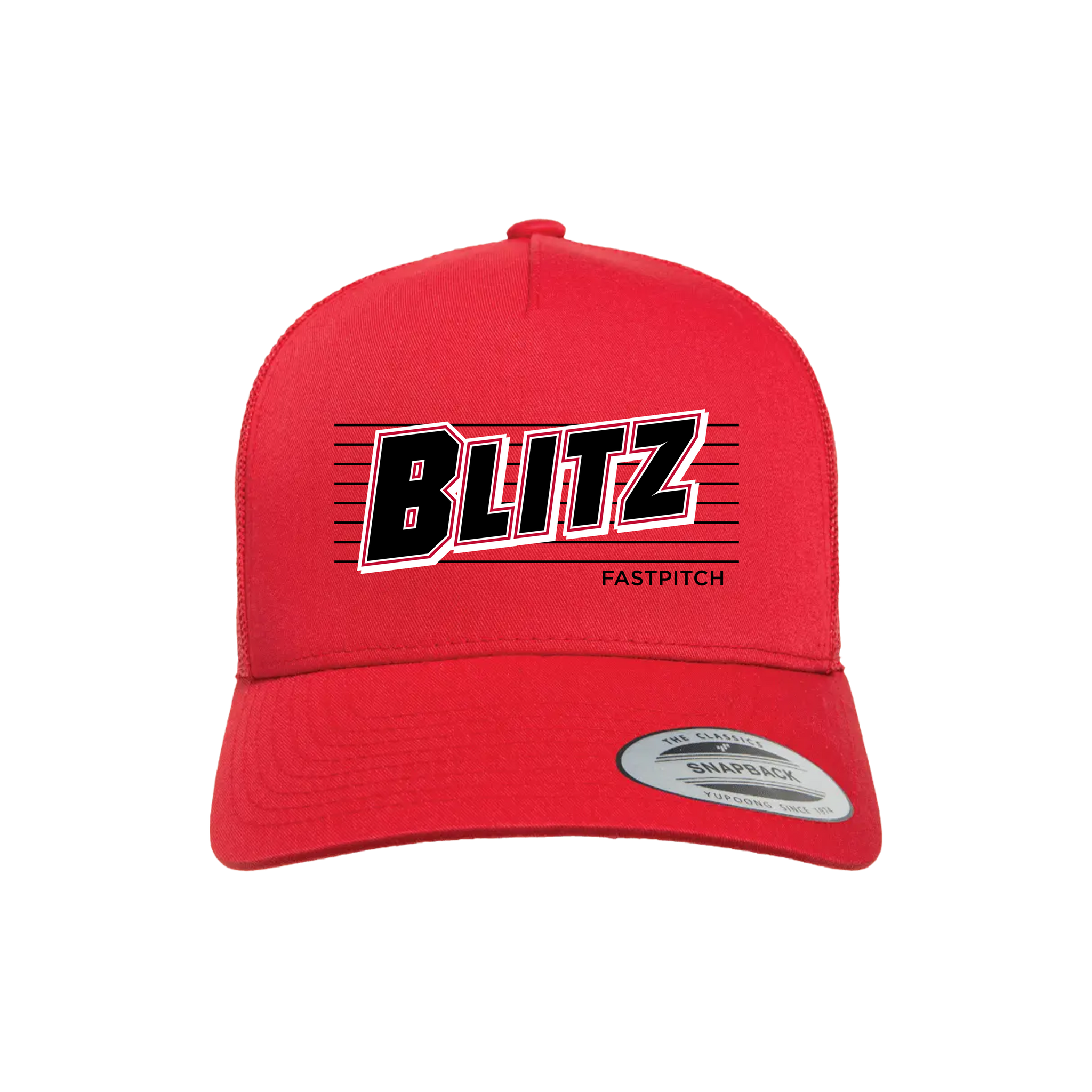 Blitz (Harding) Fastpitch- Hat 3 (Red)
