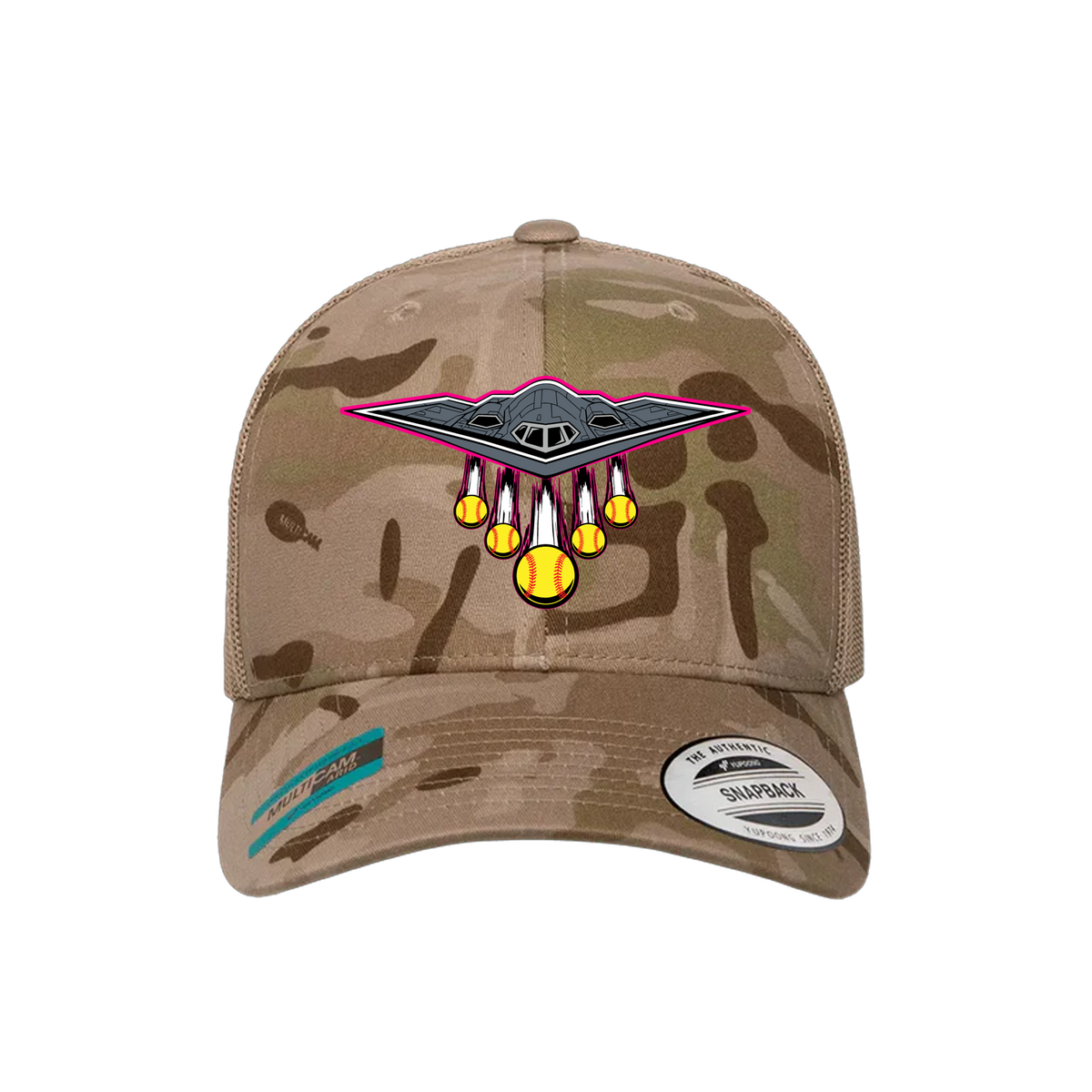 Back Road Bombers Fastpitch (Bear)- Hat 4 (MultiCam)