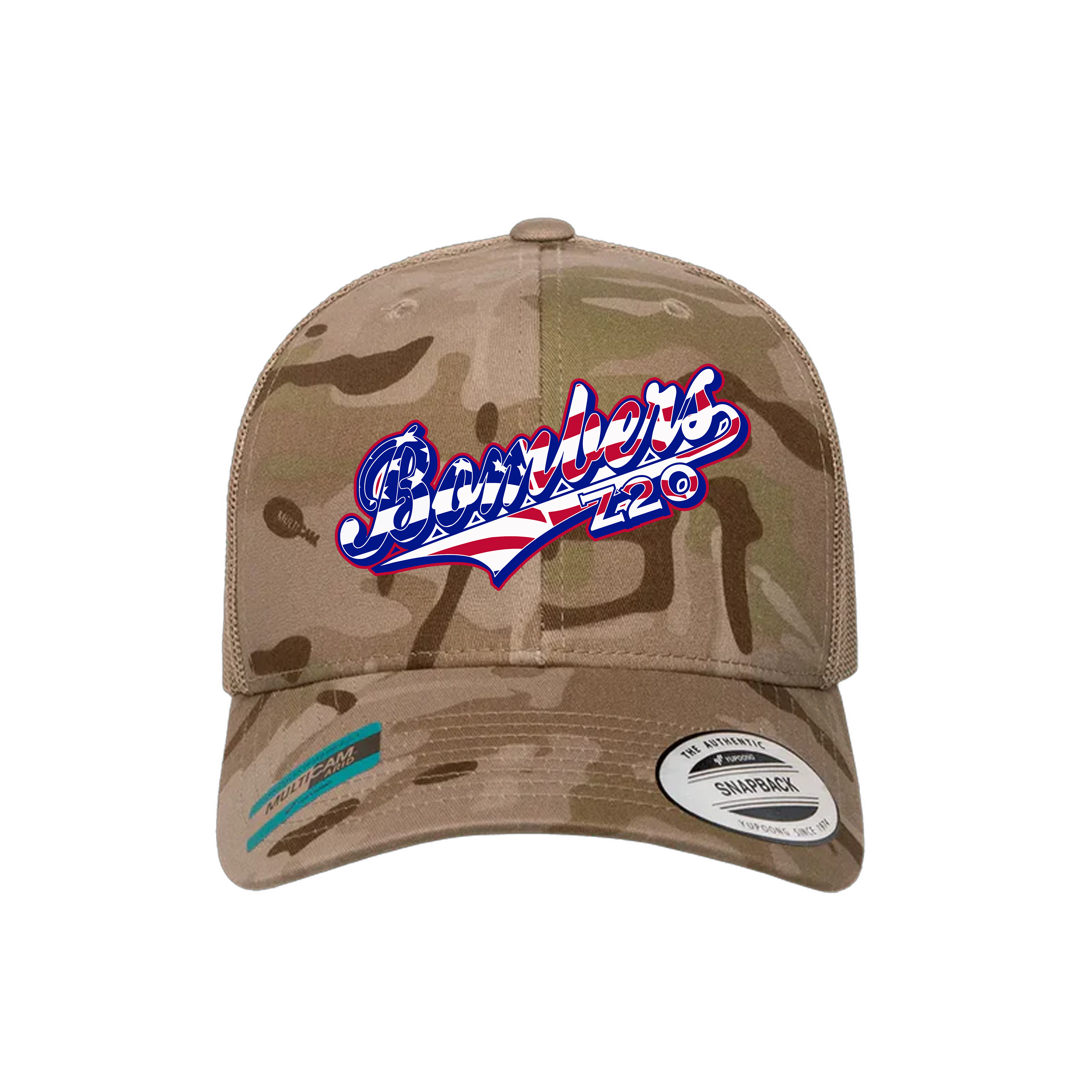 Z20 Bombers Fastpitch (Caby) 2026- Hat 4 (MultiCam)