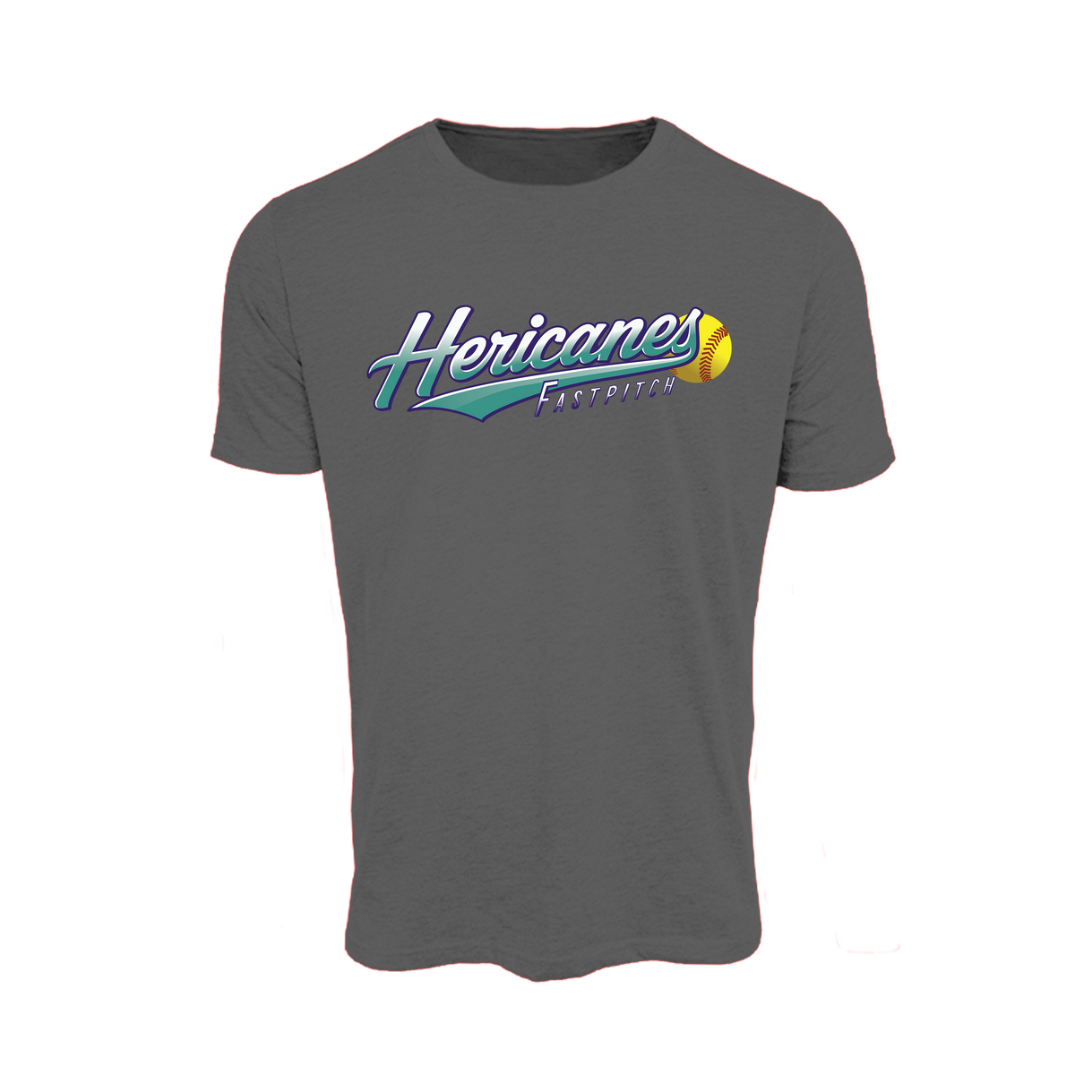 Hericanes Fastpitch (Stephens)- T-Shirt 1 (Charcoal)