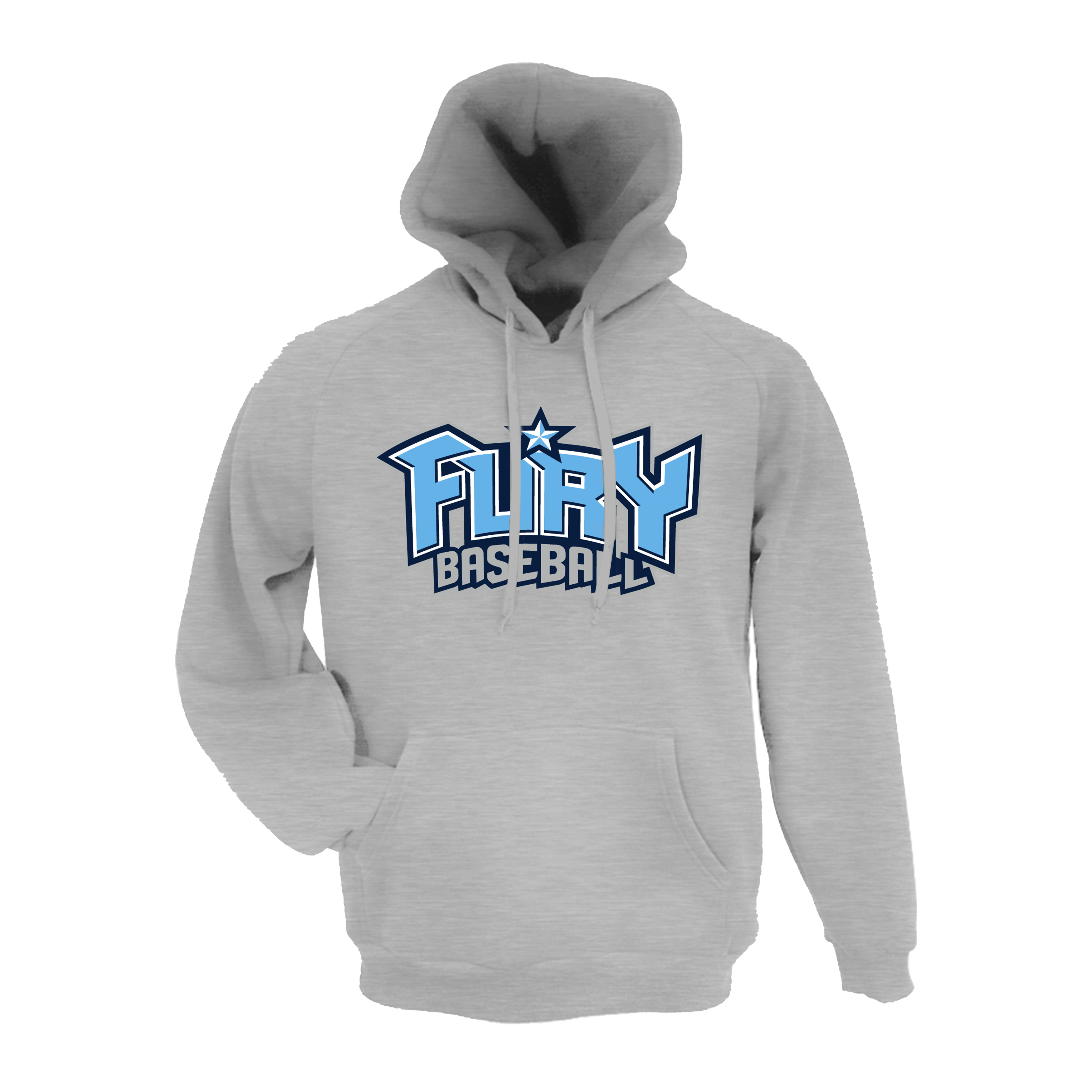 TP FURY (Tasker) Baseball- Hoodie 1 (Grey)