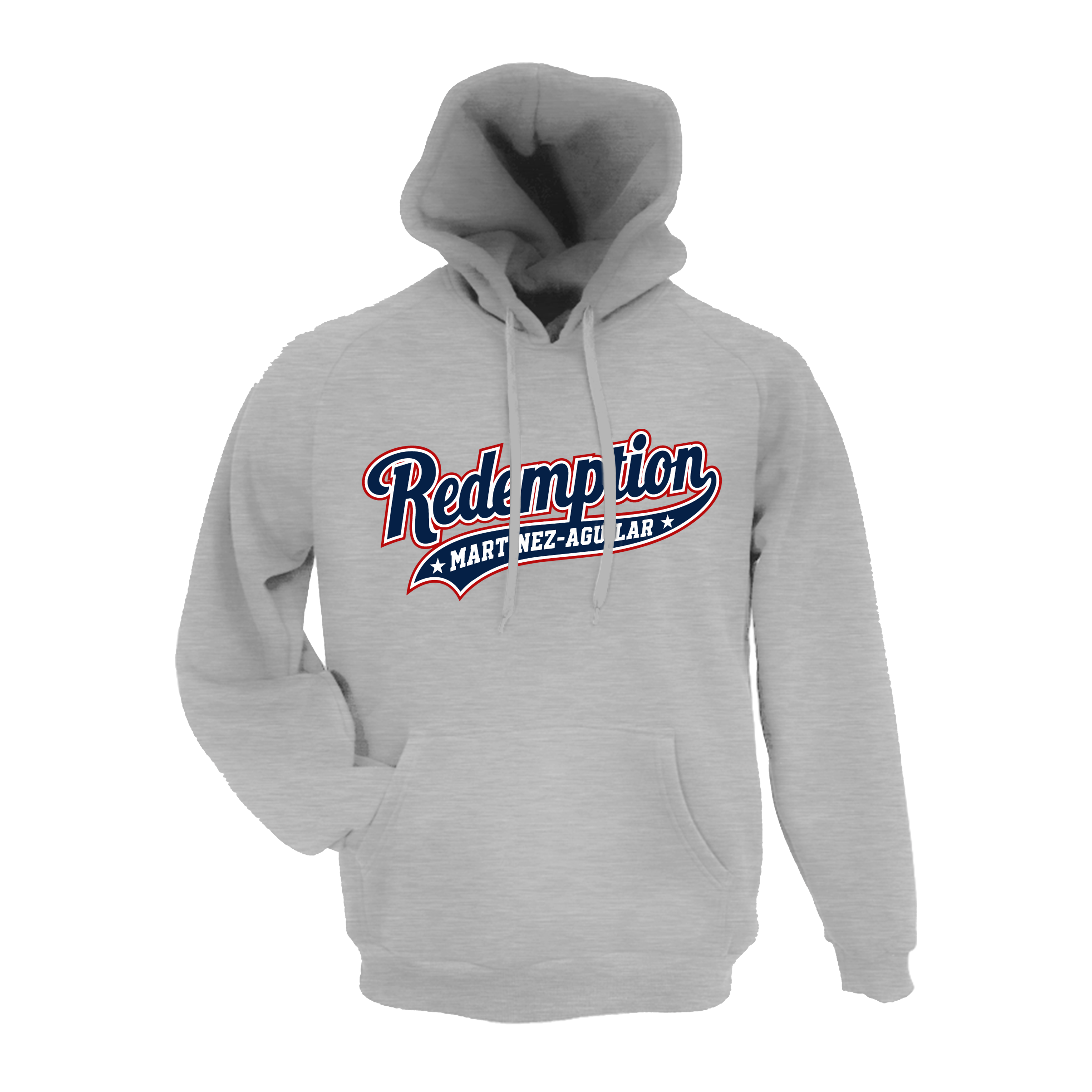 Redemption (Martinez-Aguilar) Fastpitch- Hoodie 1 (Grey)