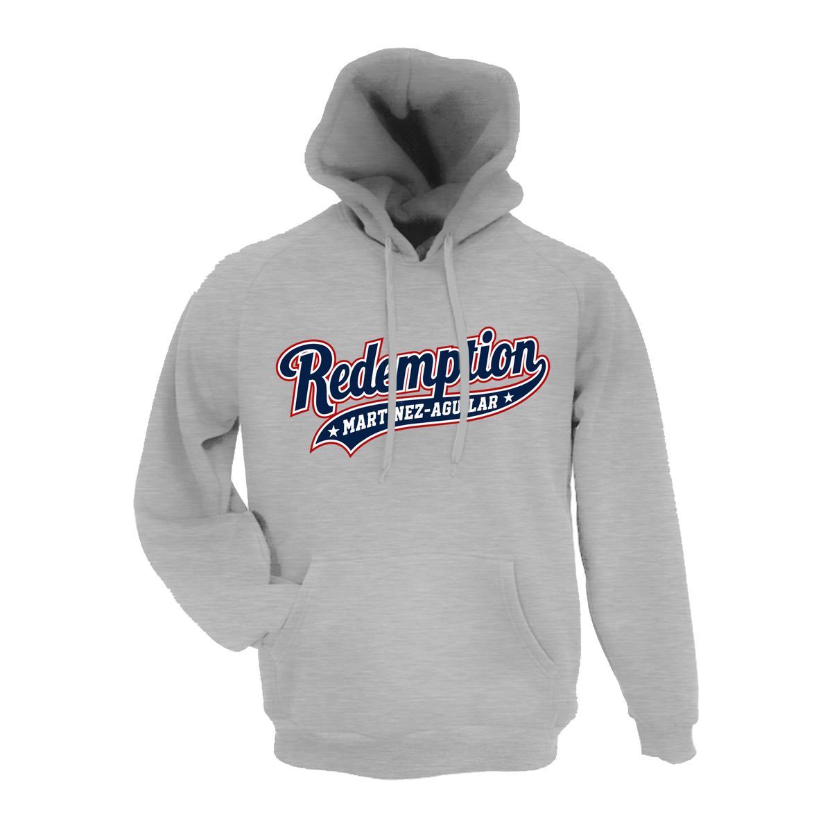 Redemption (Martinez-Aguilar) Fastpitch- Hoodie 1 (Grey)