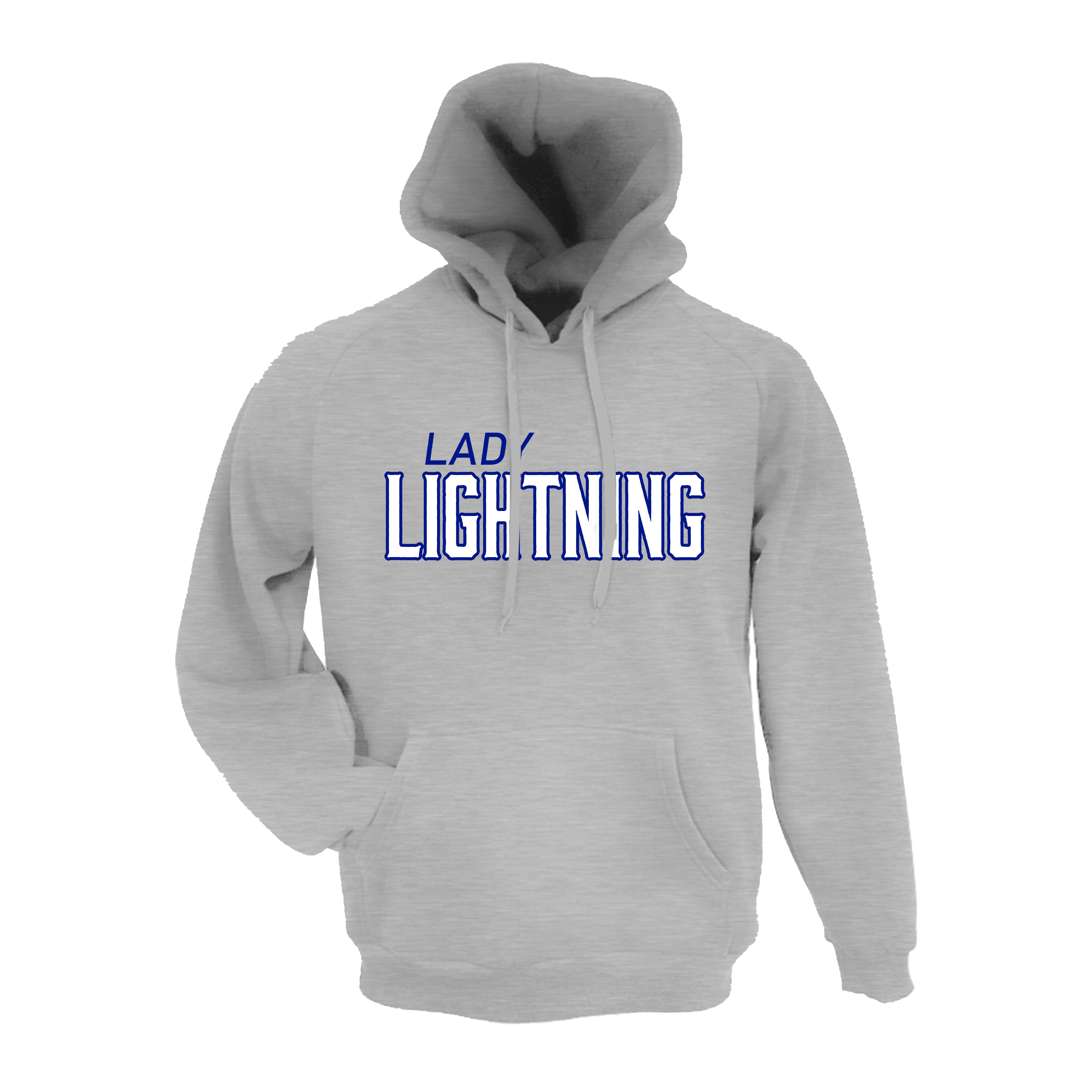Lady Lightning Fastpitch (Vernon)- Hoodie 1 (Grey)