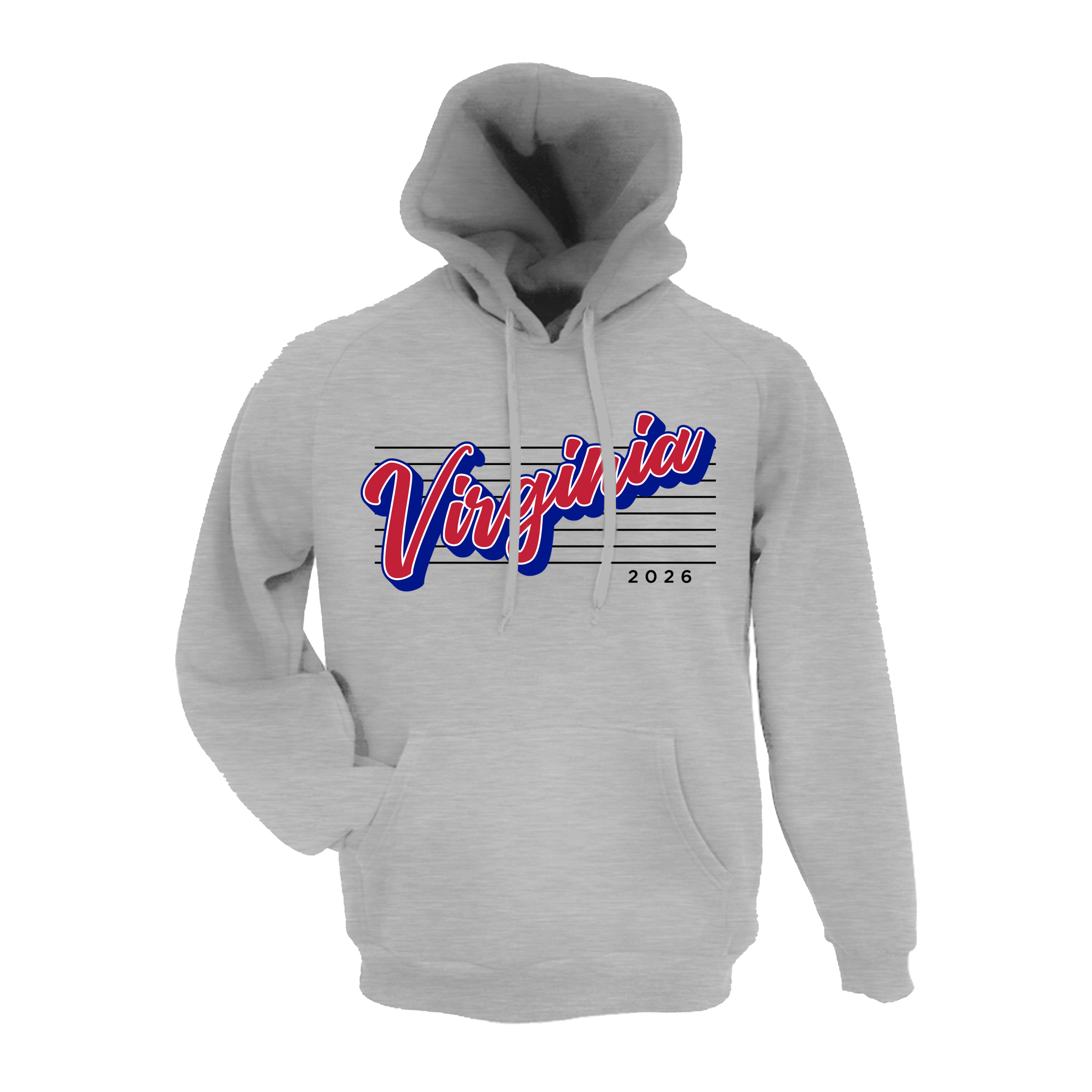 Virginia (Tyree) 2026- Hoodie 1 (Grey)