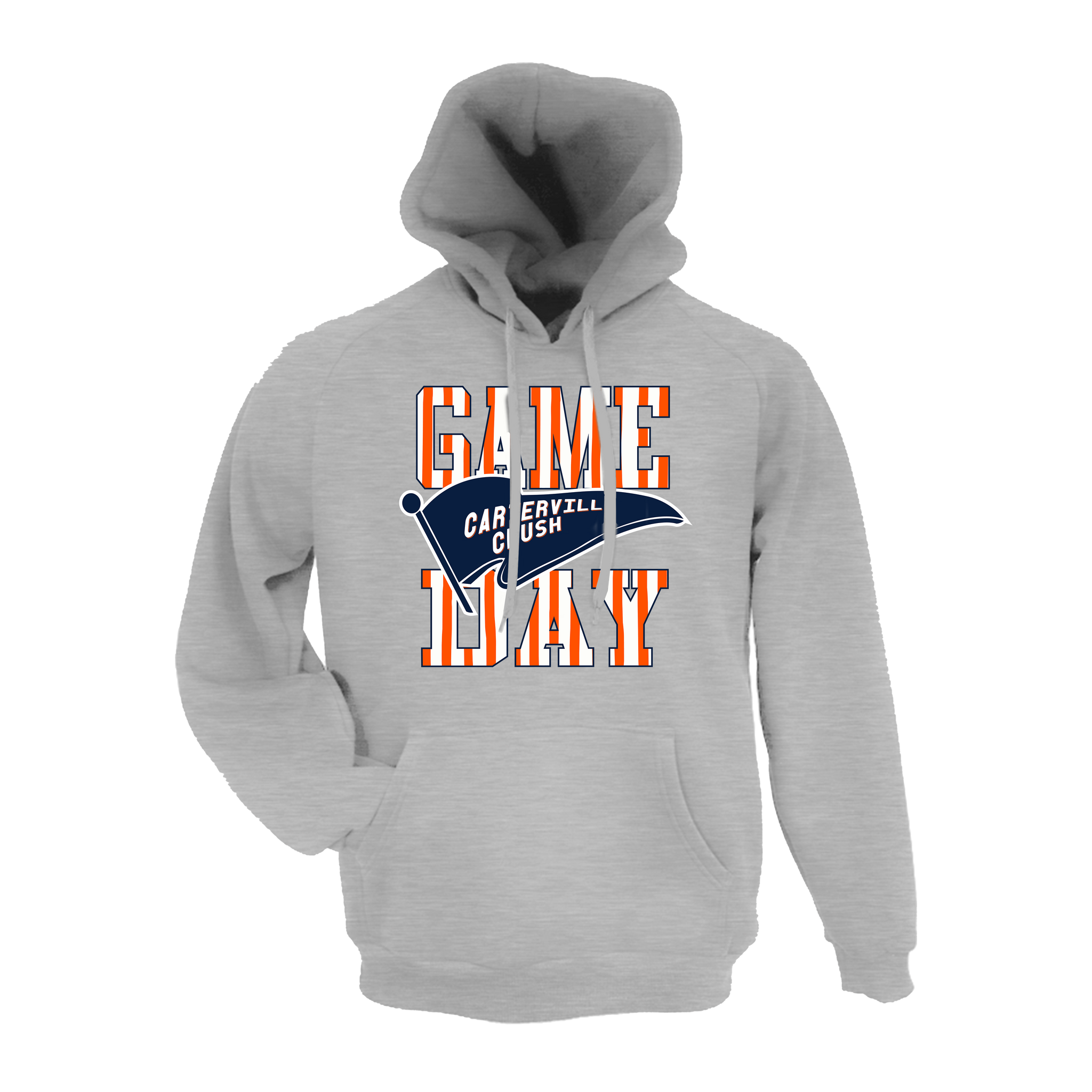 Carterville Crush (Wheaton) Fastpitch- Hoodie 1 (Grey)