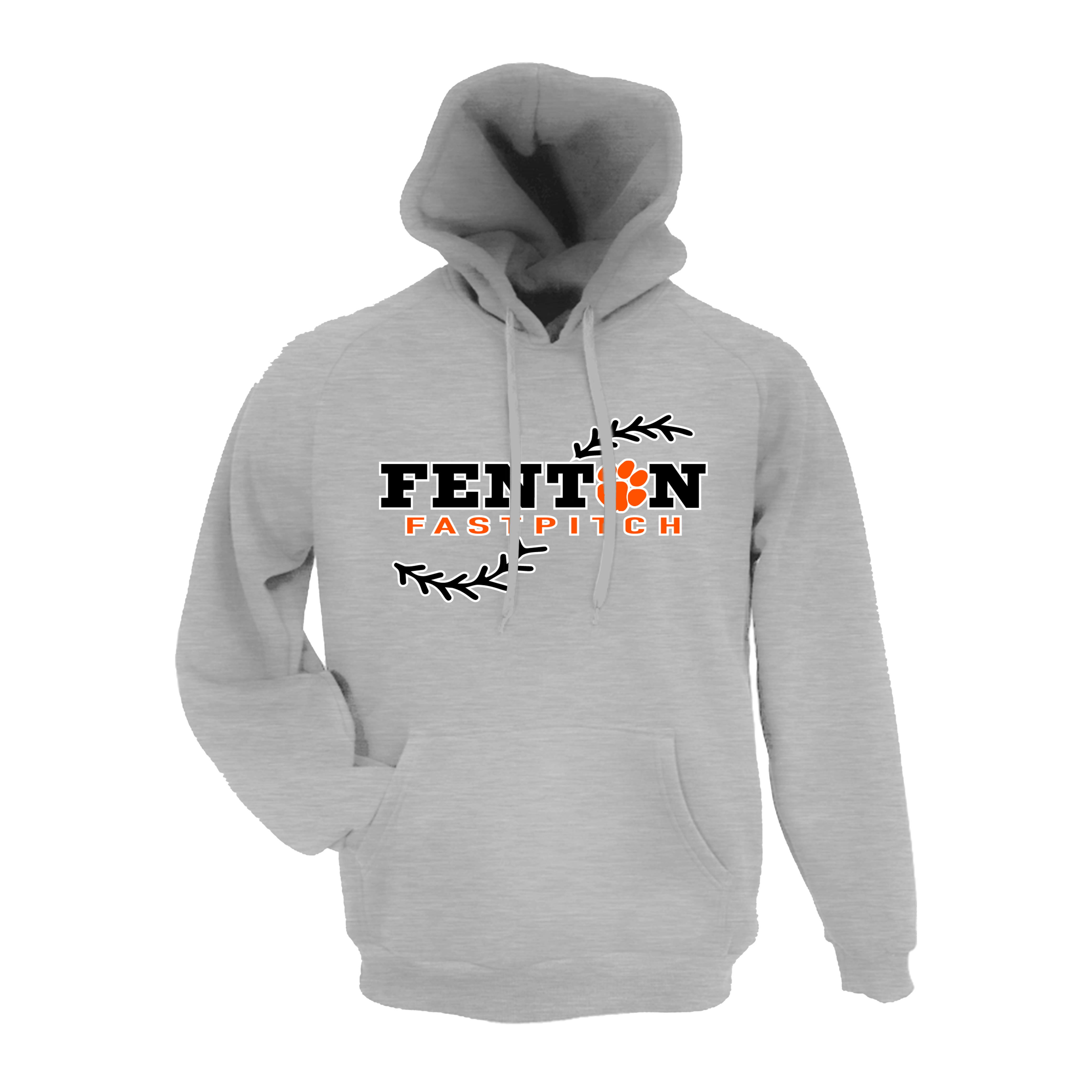 Fenton Fastpitch (LeDuc) 10U- Hoodie 1 (Grey)