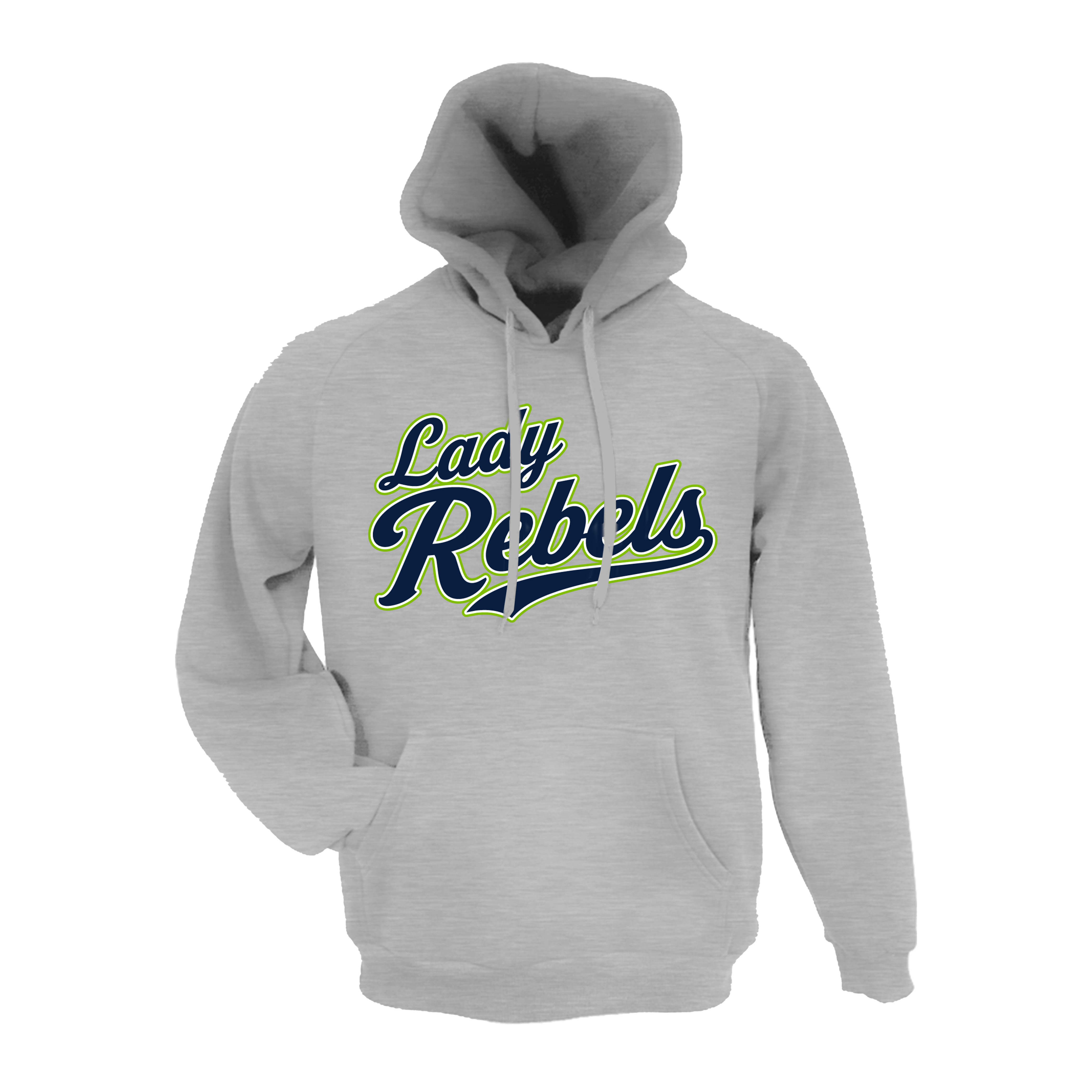 Lady Rebels (Corpman) Fastpitch- Hoodie 1 (Grey)