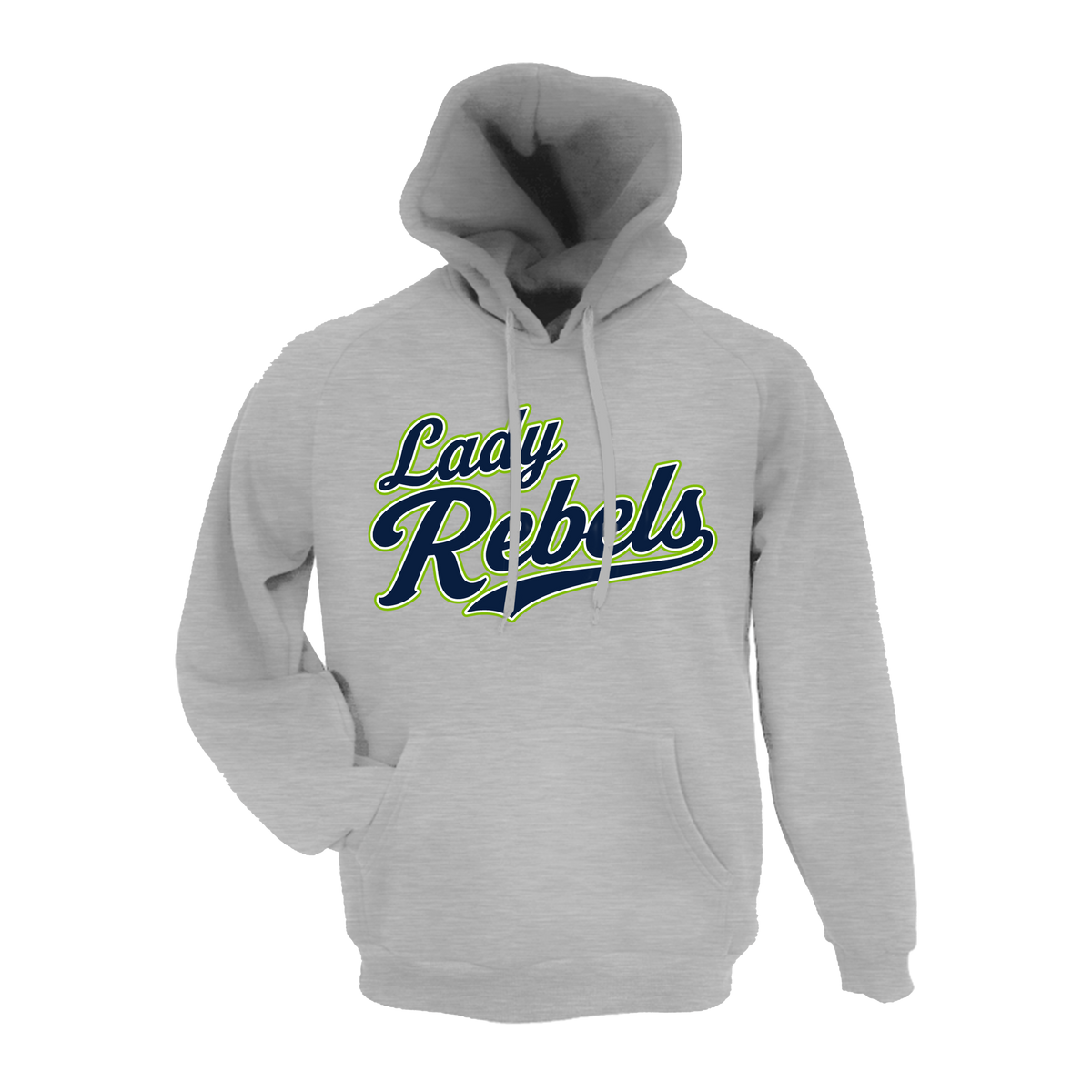 Lady Rebels (Corpman) Fastpitch- Hoodie 1 (Grey)