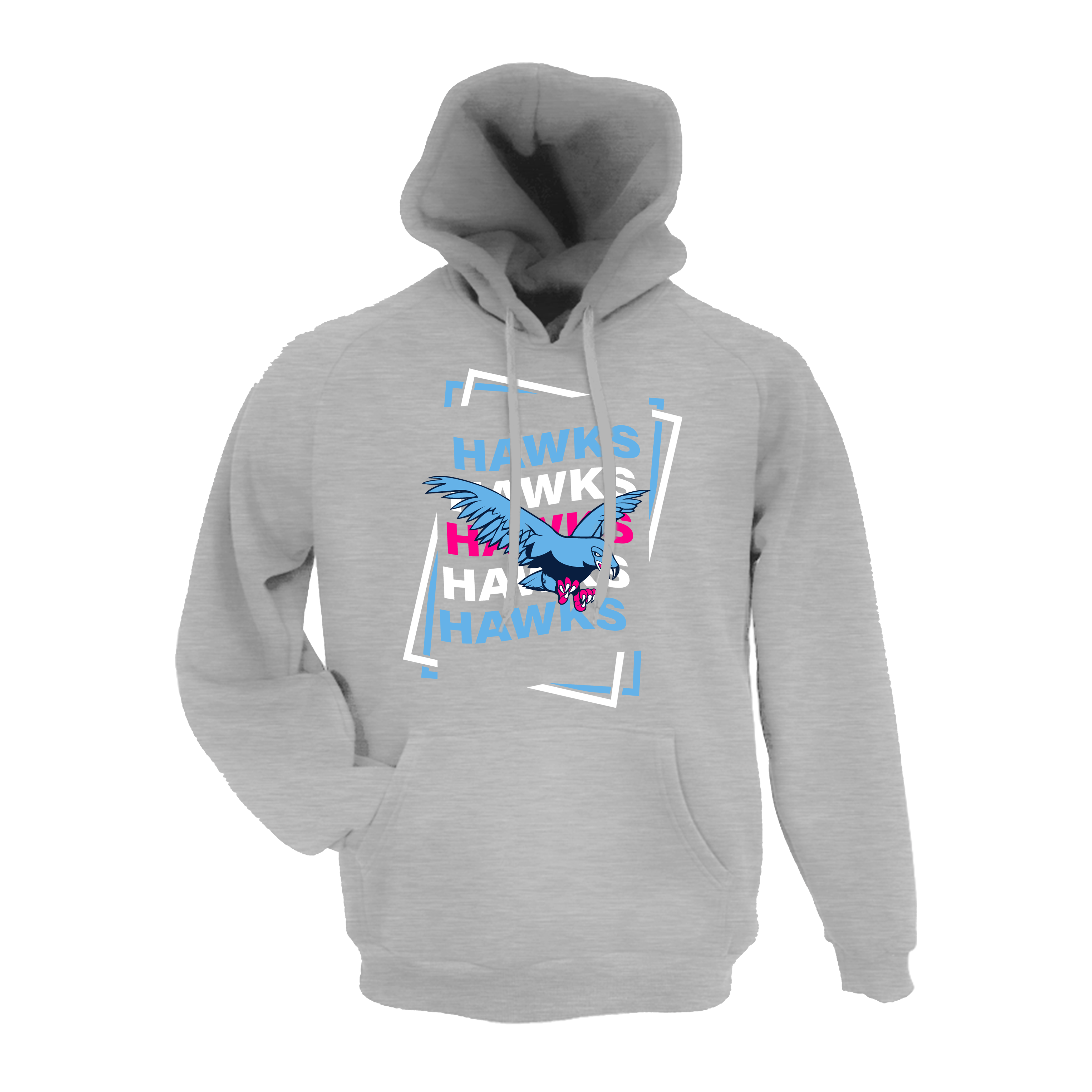 TN HAWKS (SENSING) Fastpitch- Hoodie 1 (Grey)